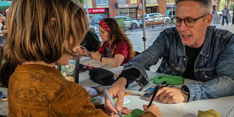 Lectors amb el seu públic més fidel. FOTO: Marc Mata