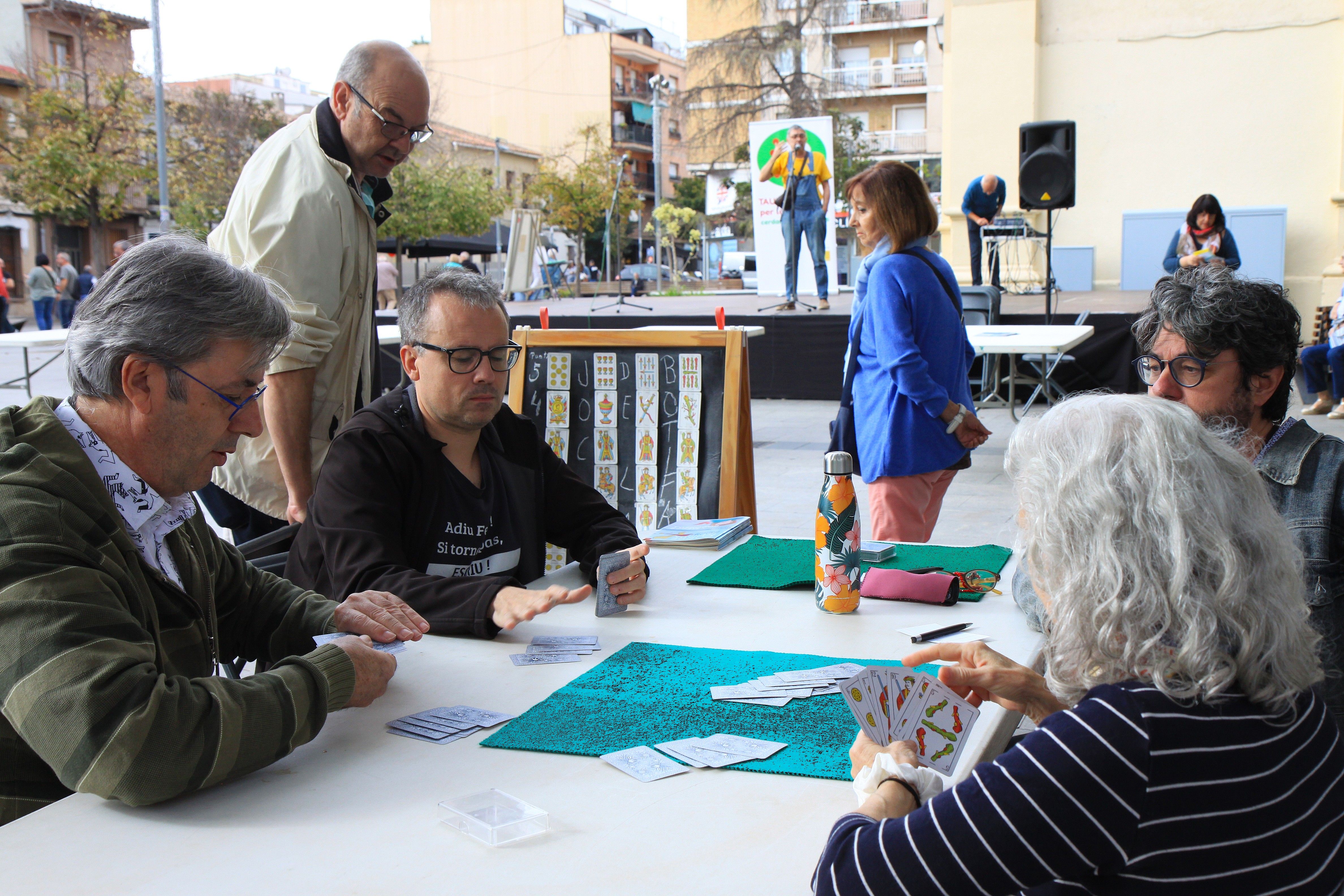 L'acte central del Correllengua 2025 ha obert amb el joc de la botifarra. Foto: Laia Jubany L'acte central del Correllengua 2025 ha obert amb el joc de la botifarra. Foto: Laia Jubany