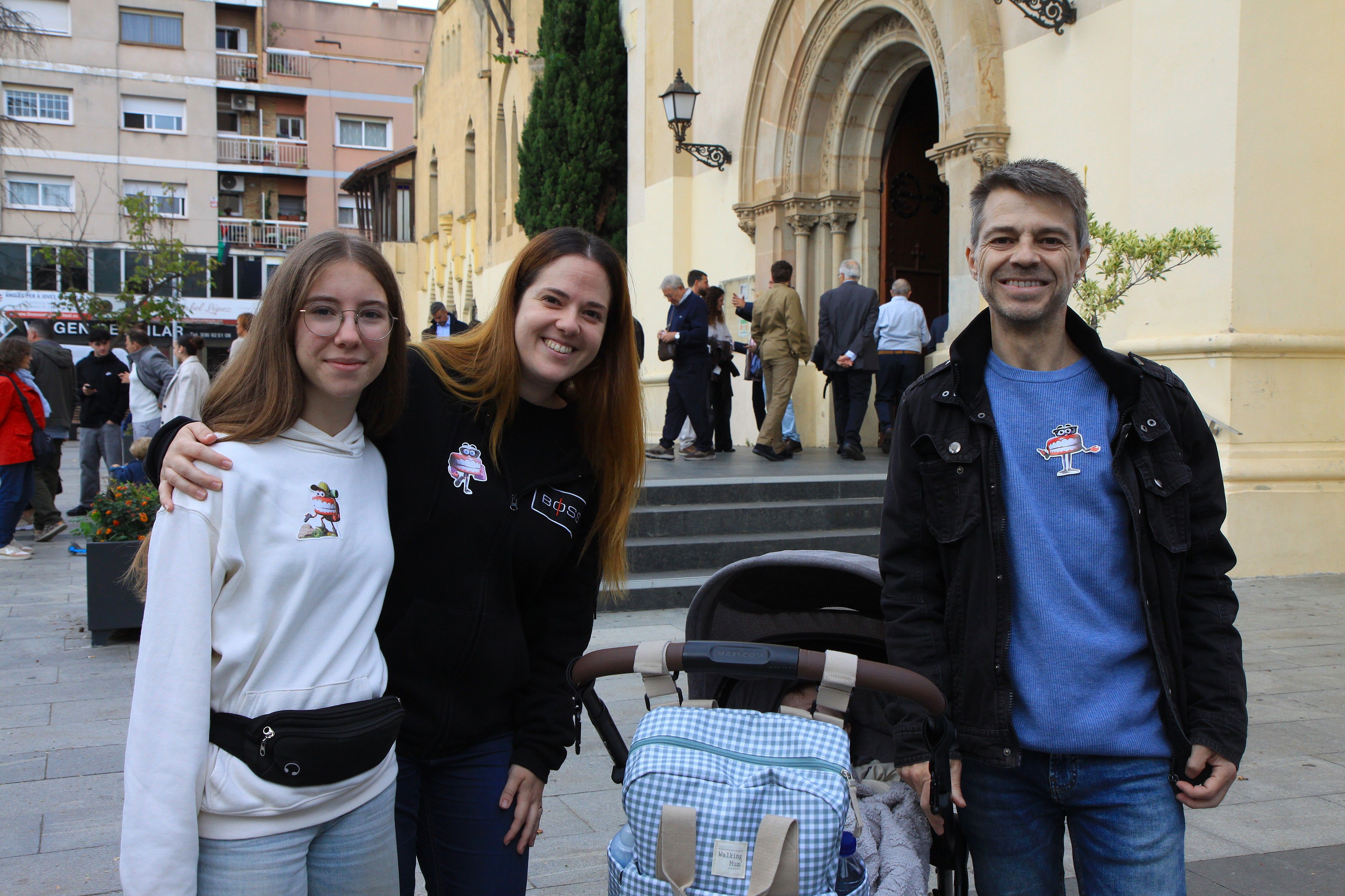 Un grup de guanyadors del joc dels mots. Foto: Laia Jubany