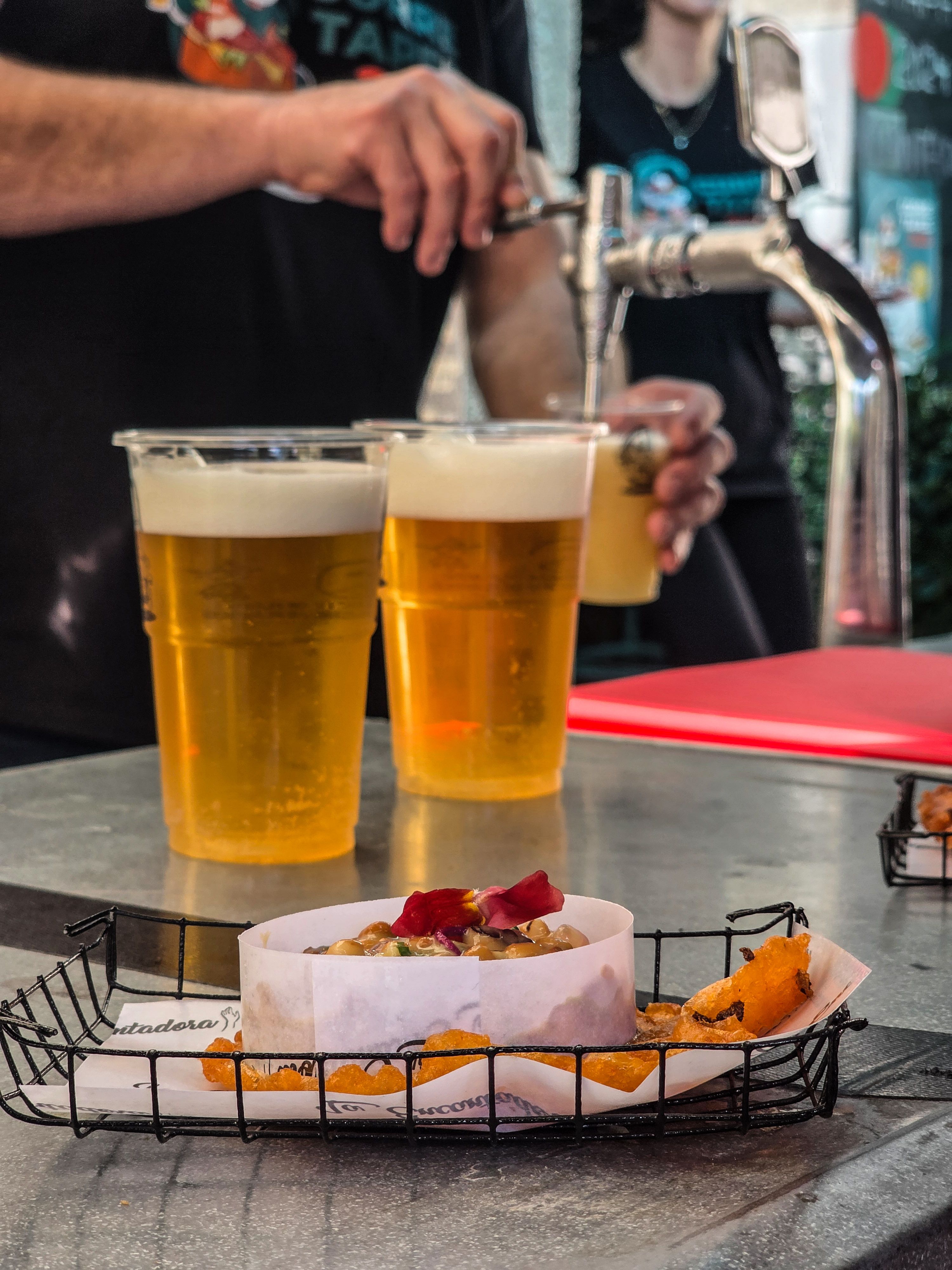 Una bona tapa amb la seva consumició. Foto: Marc Mata Una bona tapa amb la seva consumició. Foto: Marc Mata