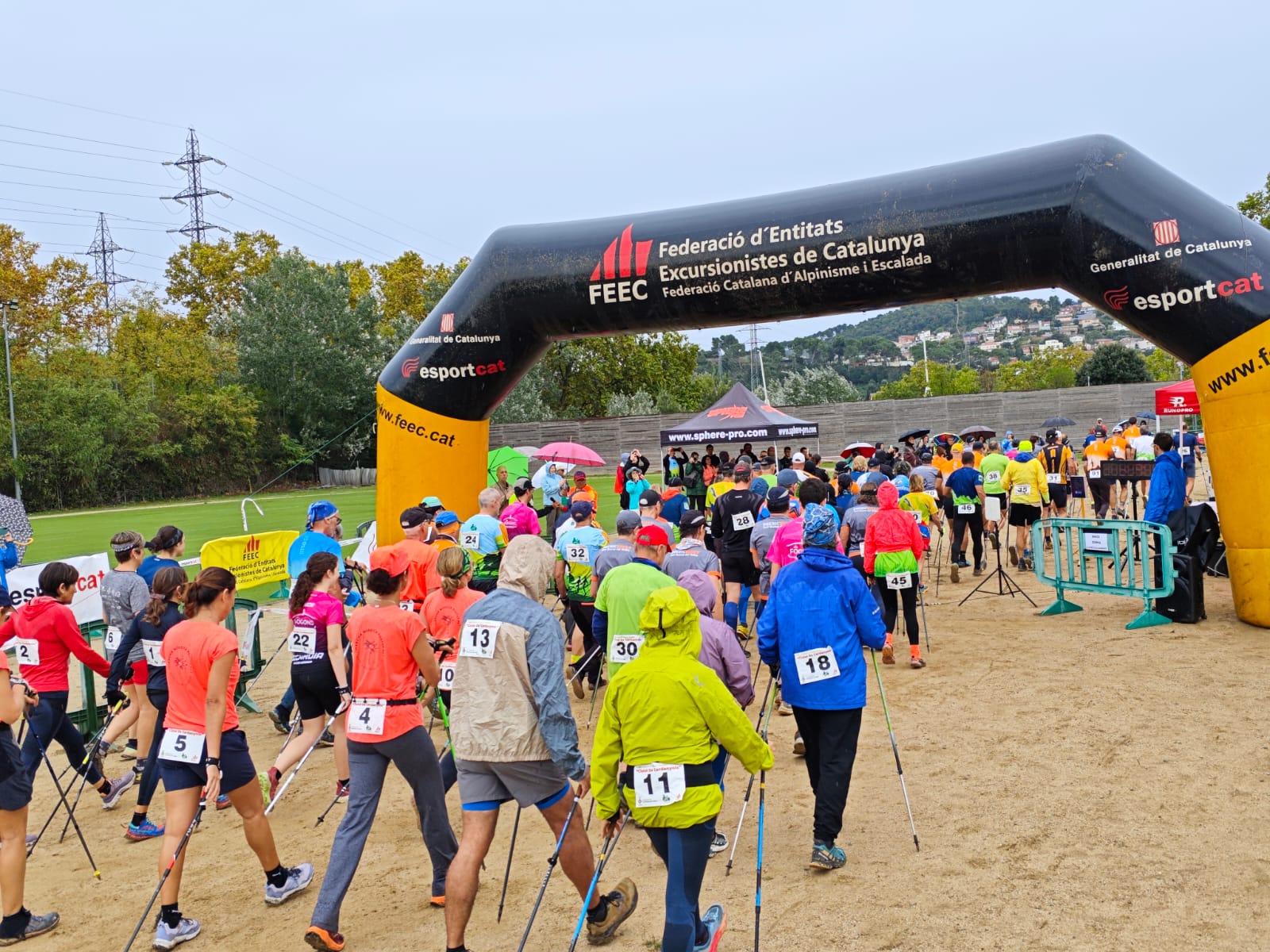 Imatges de l'arribada de la Marxa Nòrdica. Foto: CLub Marxa Nòrdica Collserola Imatges de l'arribada de la Marxa Nòrdica. Foto: CLub Marxa Nòrdica Collserola