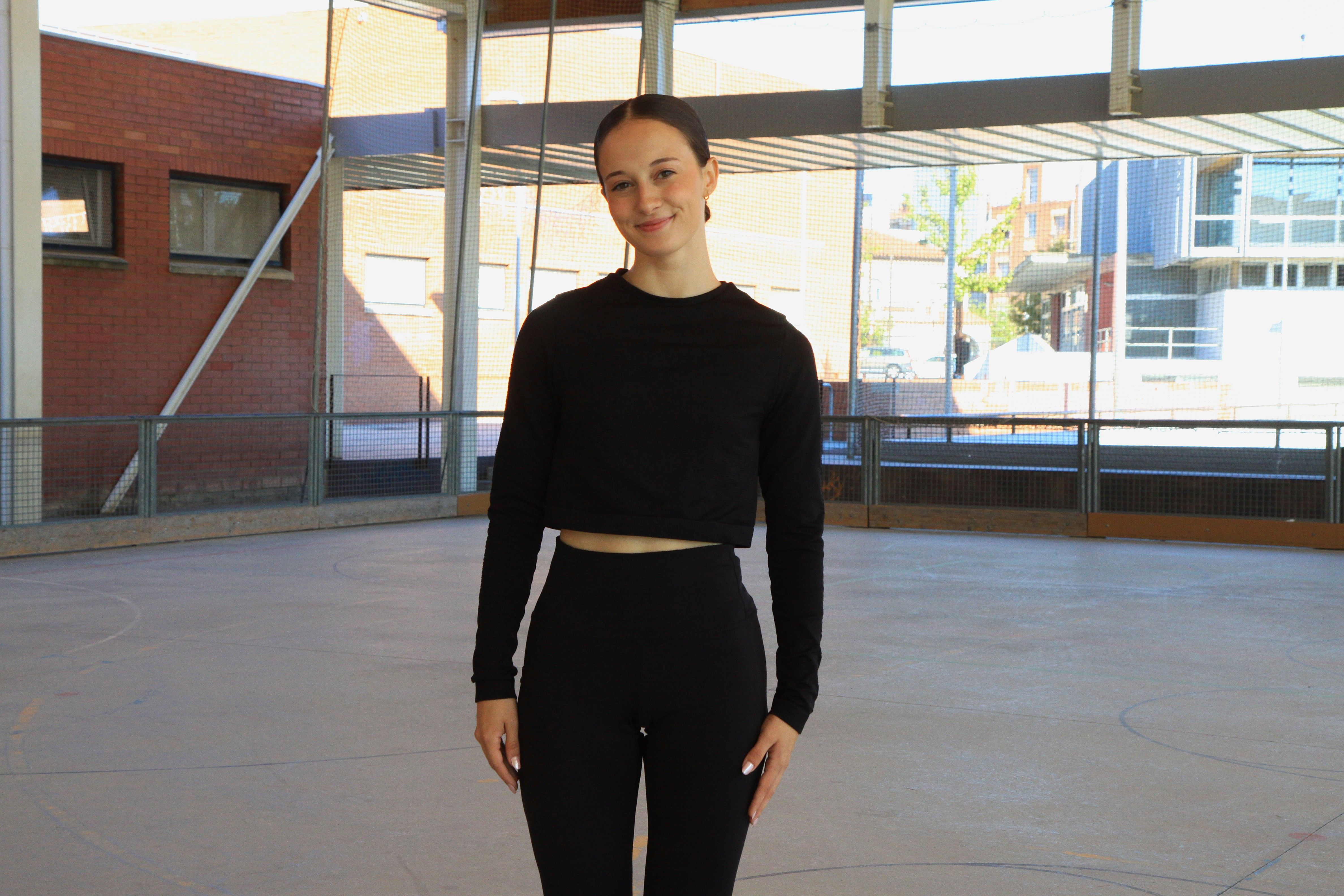 Andrea Delgado a les pistes del Xarau, que la van veure créixer. Foto: Laia Jubany