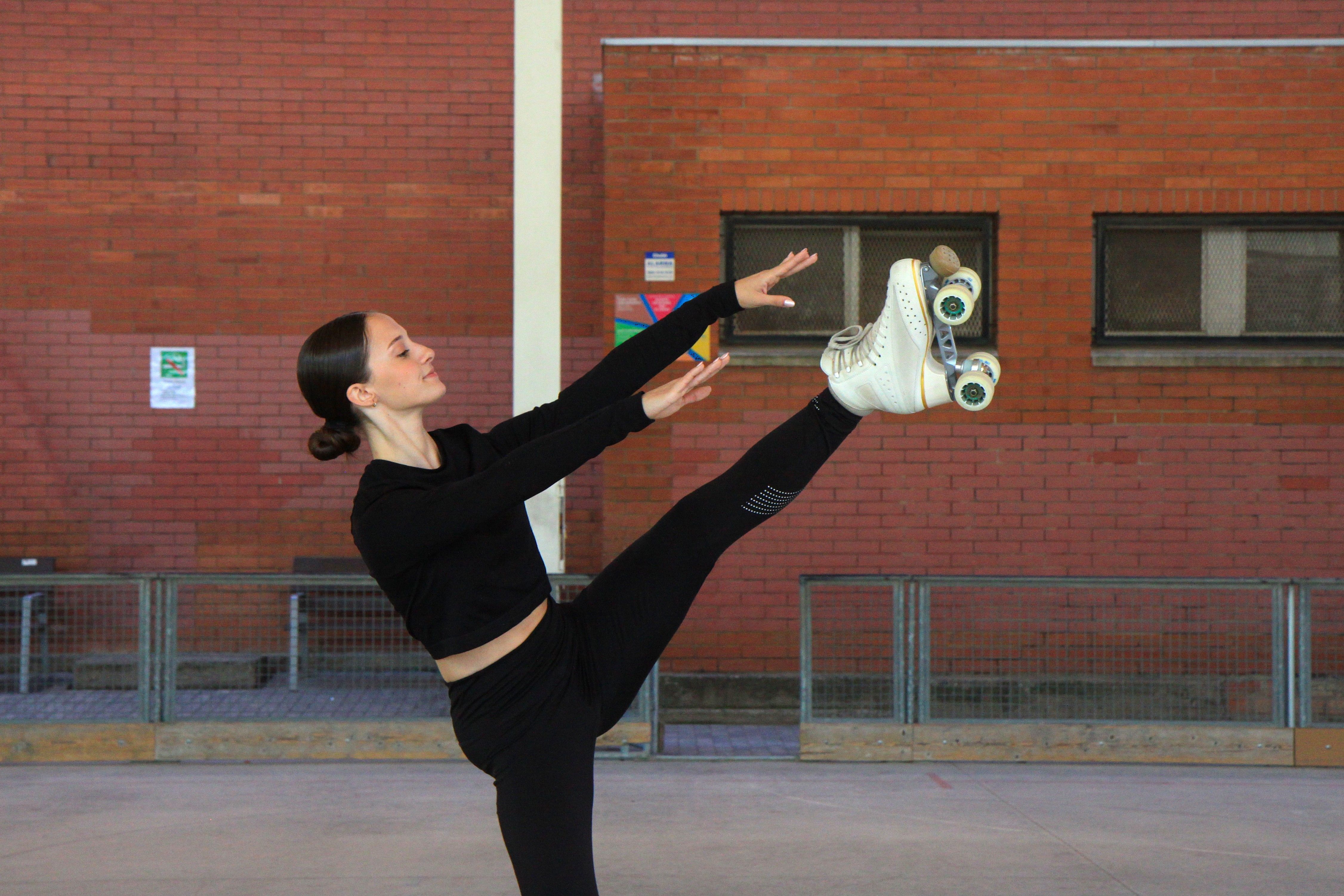 Andrea Delgado fent una petita demostració. Foto: Laia Jubany Andrea Delgado fent una petita demostració. Foto: Laia Jubany