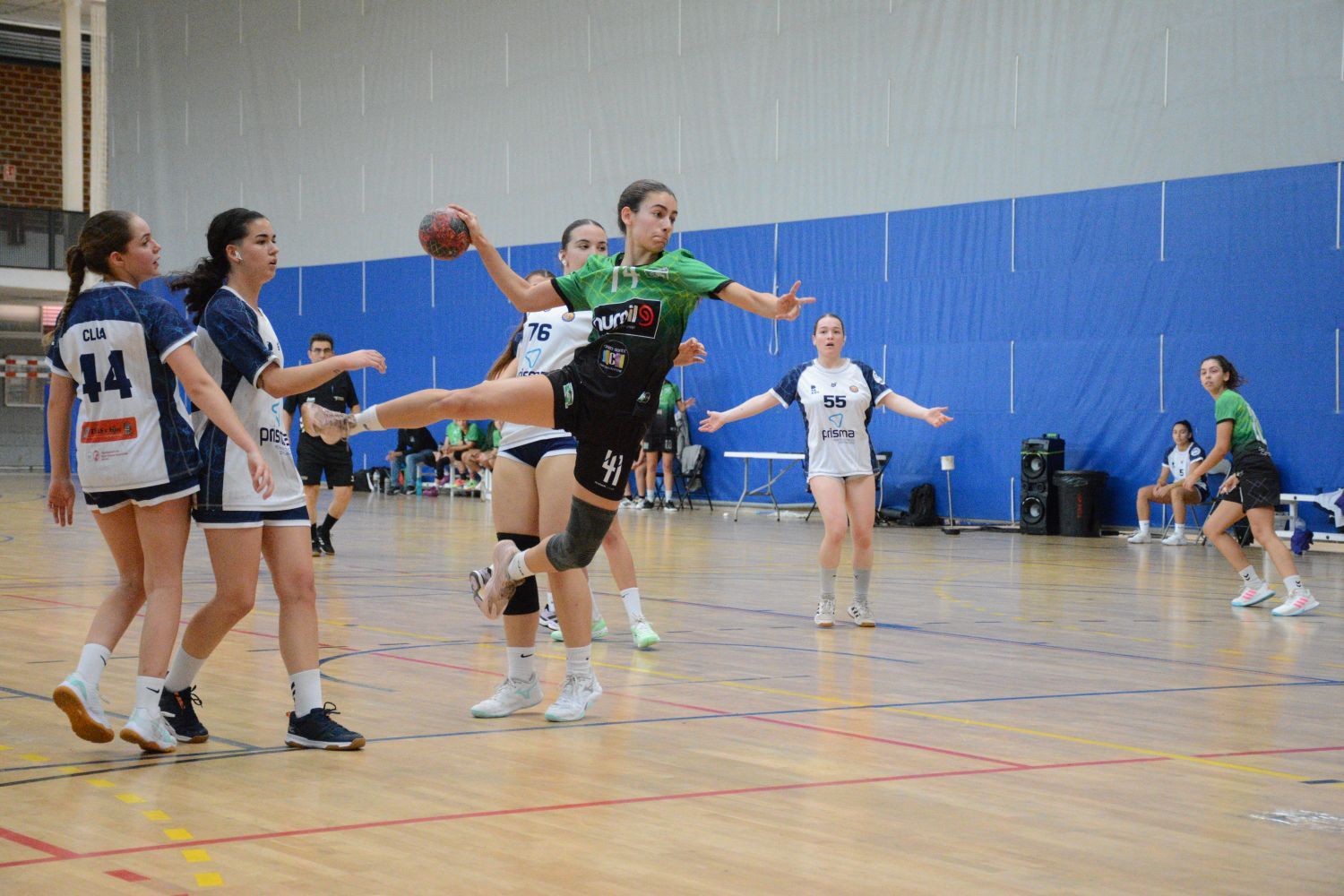 Les cerdanyolenques aconsegueixen la seva sisena victòria consecutiva . Foto: CH Cerdanyola