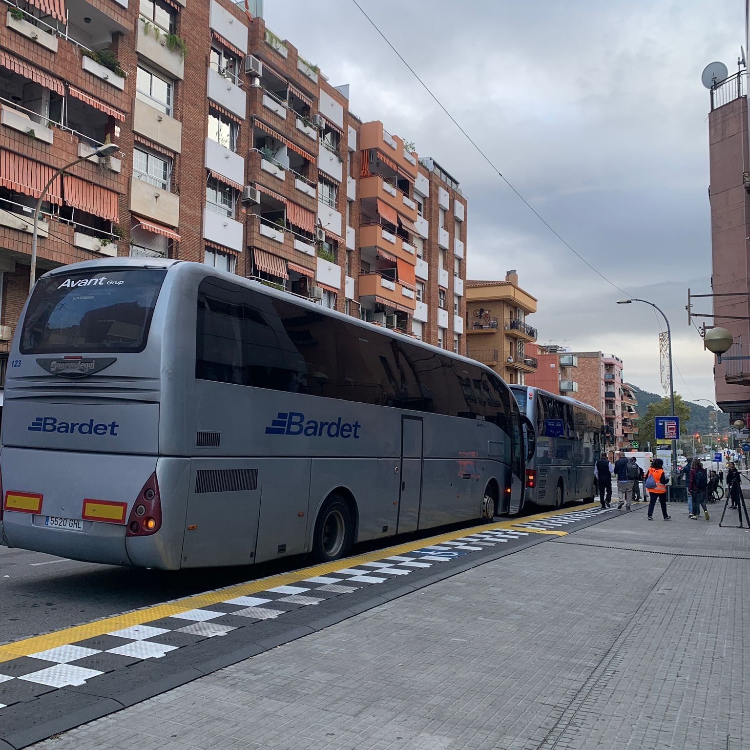 Els autobusos llançadora de Renfe. Foto: Laia Jubany