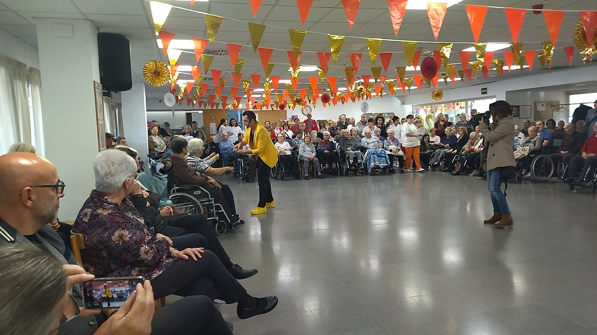 Celebració a la Residència assistida, Centre de dia i Casal de la Gent Gran de Cerdanyola, el 2024. FOTO: Cedida. 