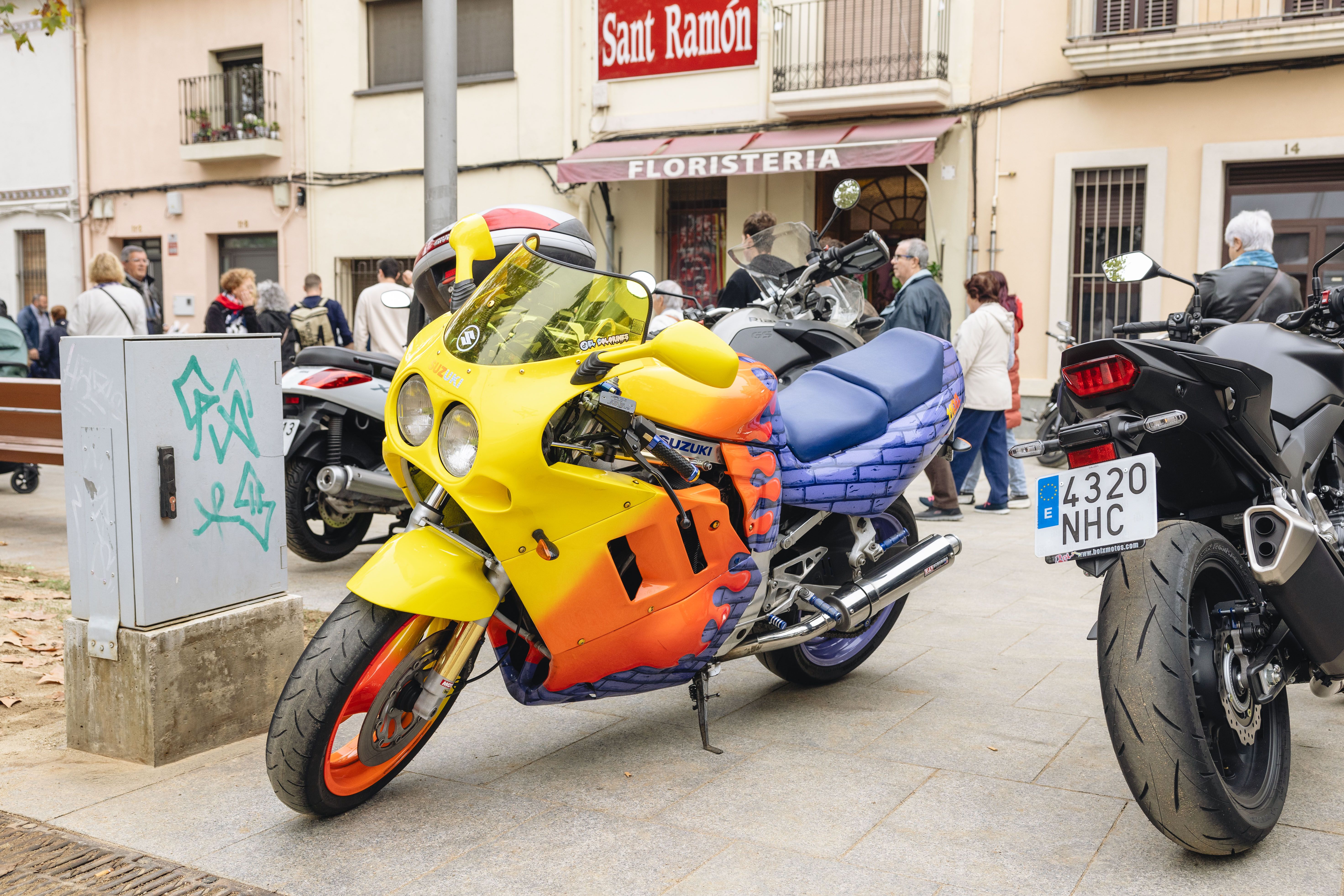 Concentració i desfilada de motos. Foto: Arnau Padilla