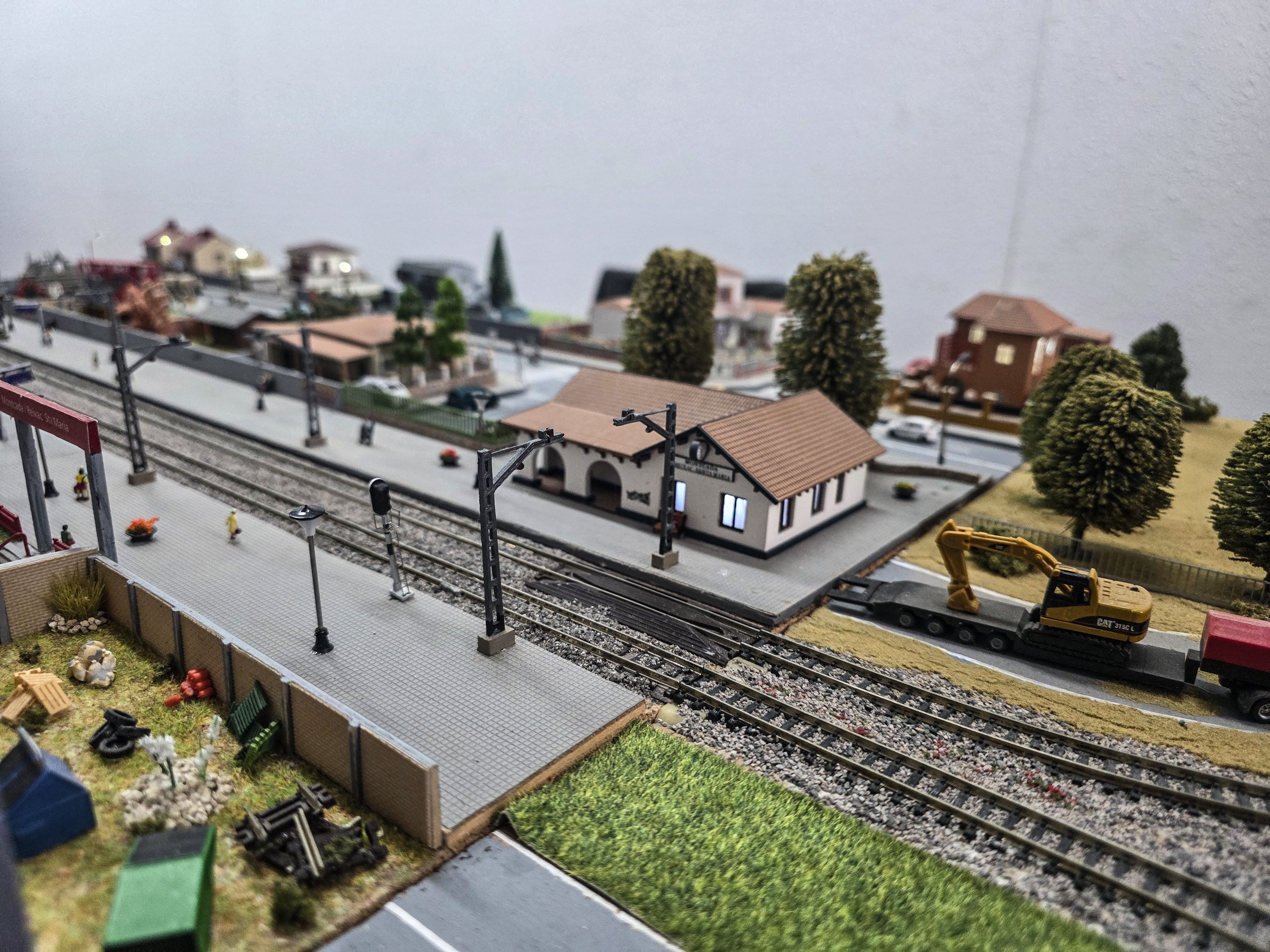 Estació de Montcada en miniatura. Foto: Marc Mata