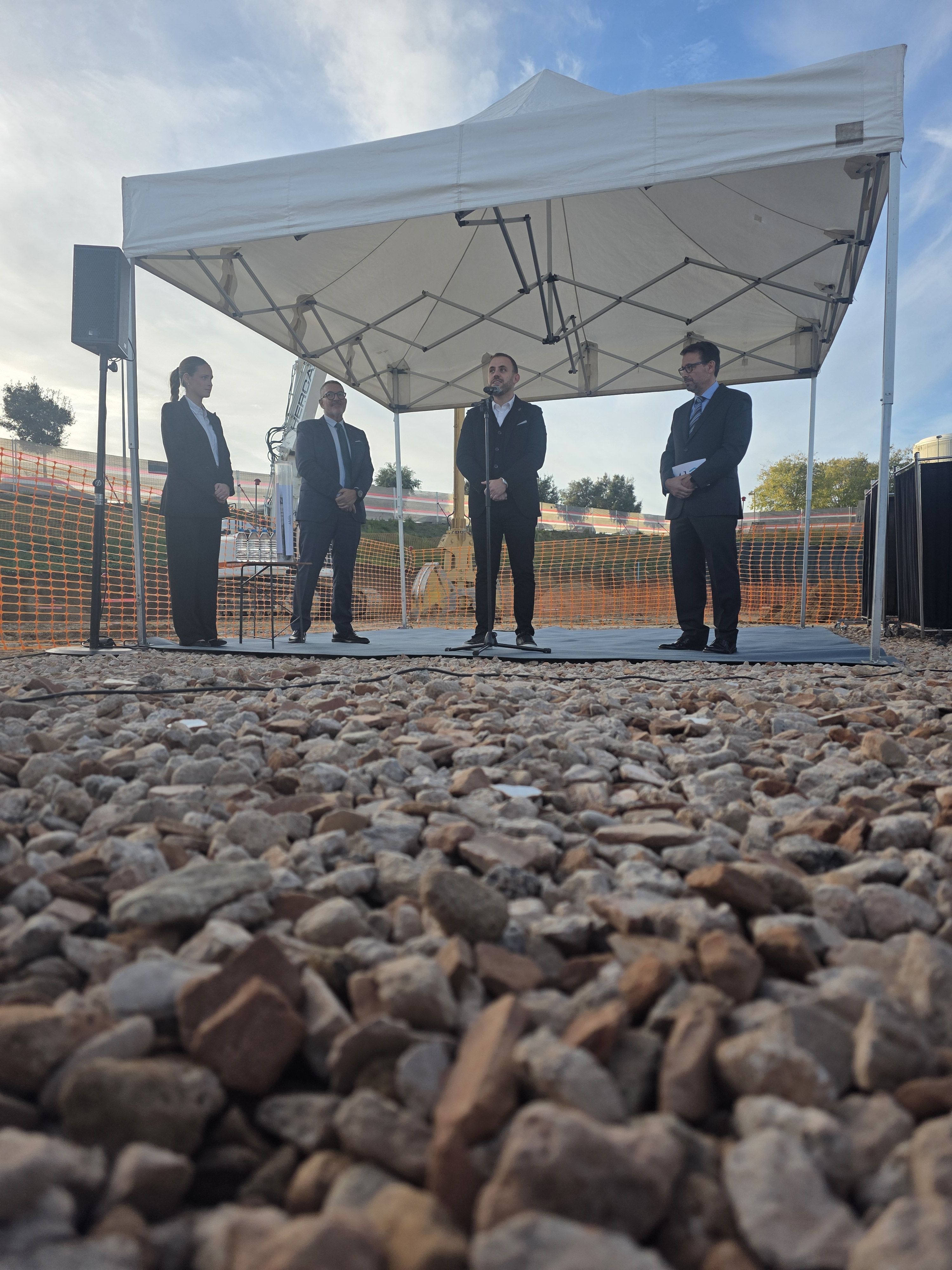 El centre de dades preveu començar a funcionar añ 2027. Foto: Marc Mata