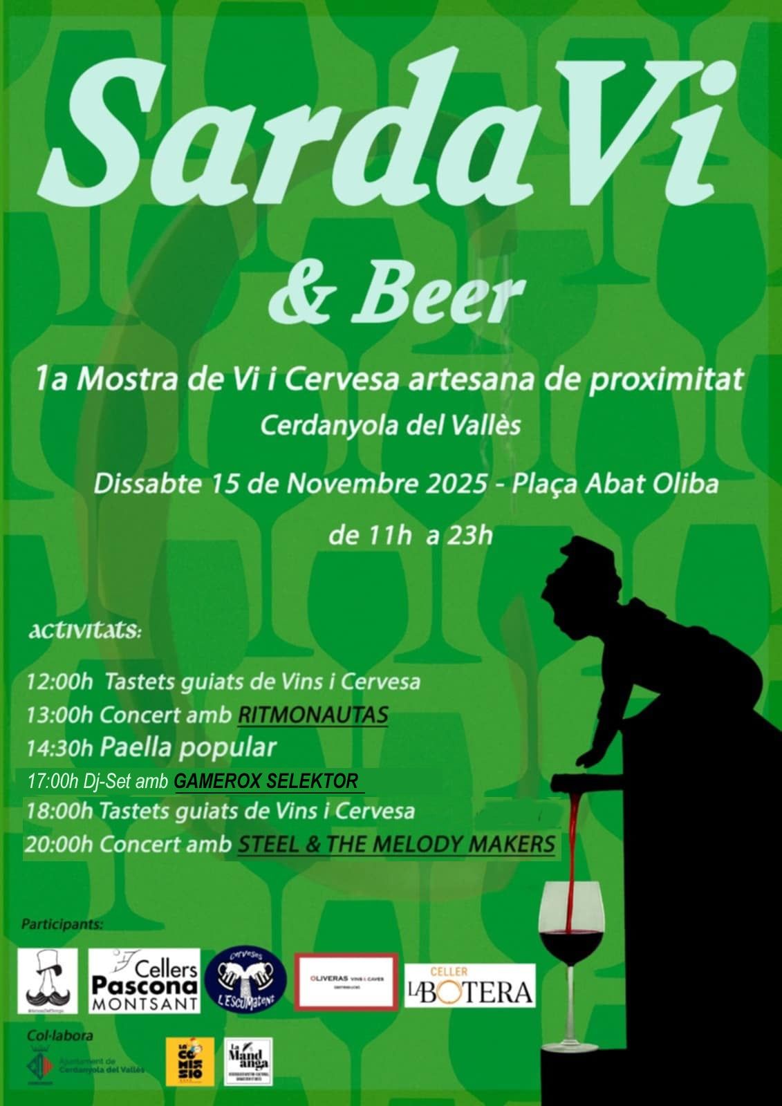Cartell oficial del Sarda Vi & Beer. Foto: La Mandanga