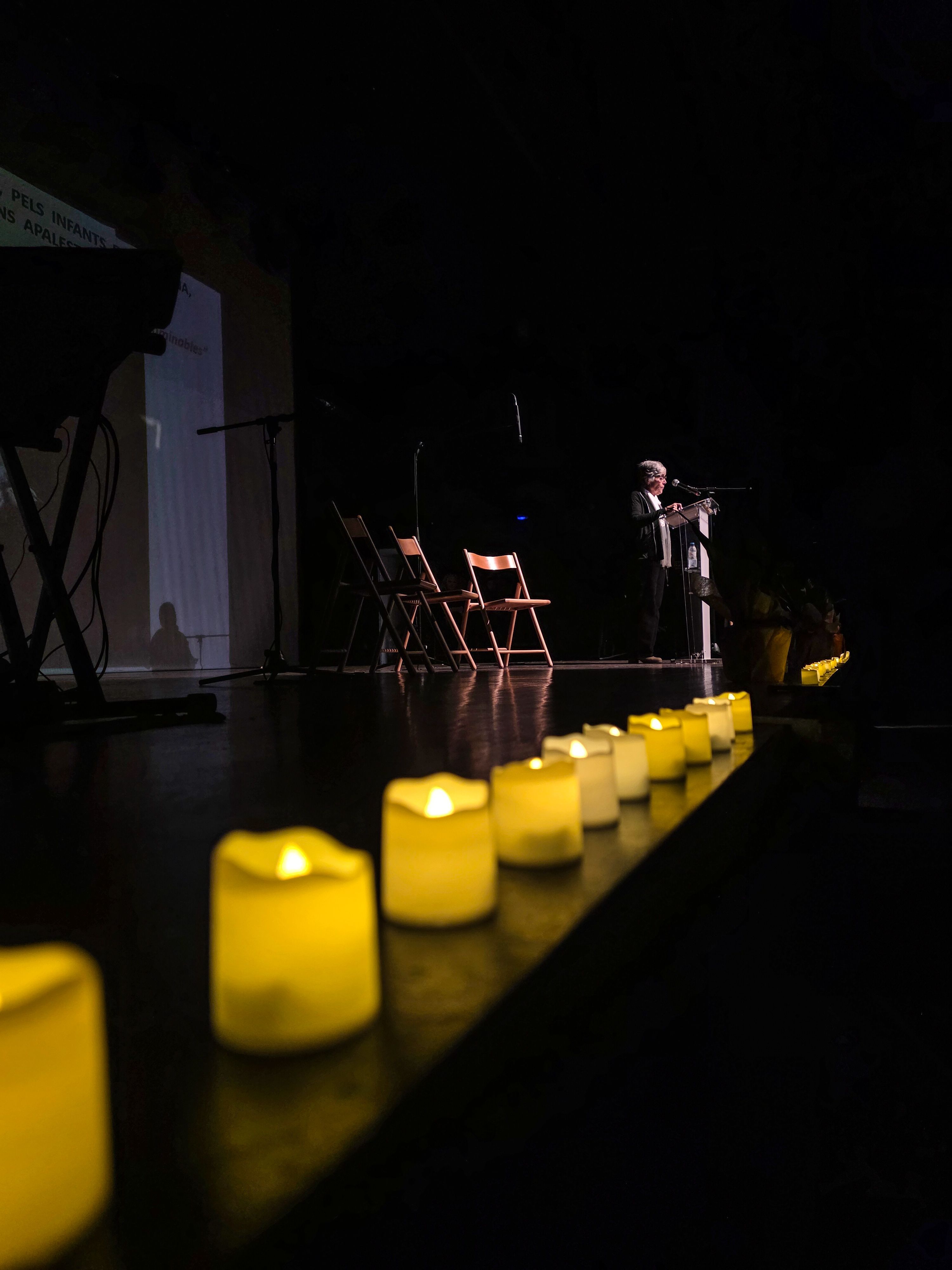 Reivindicació, música i poemes. FOTO: Marc Mata