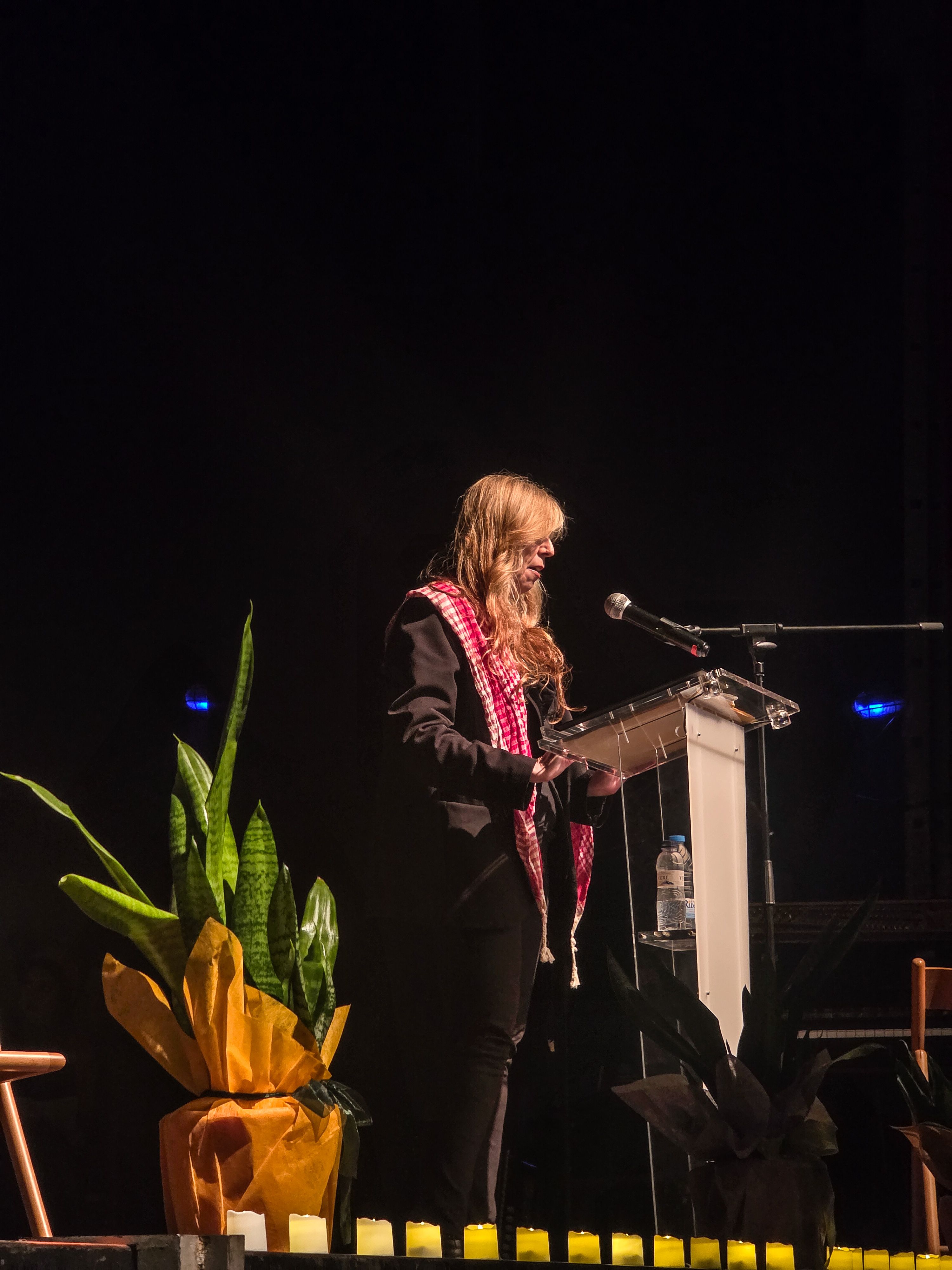 Reivindicació, música i poemes. FOTO: Marc Mata