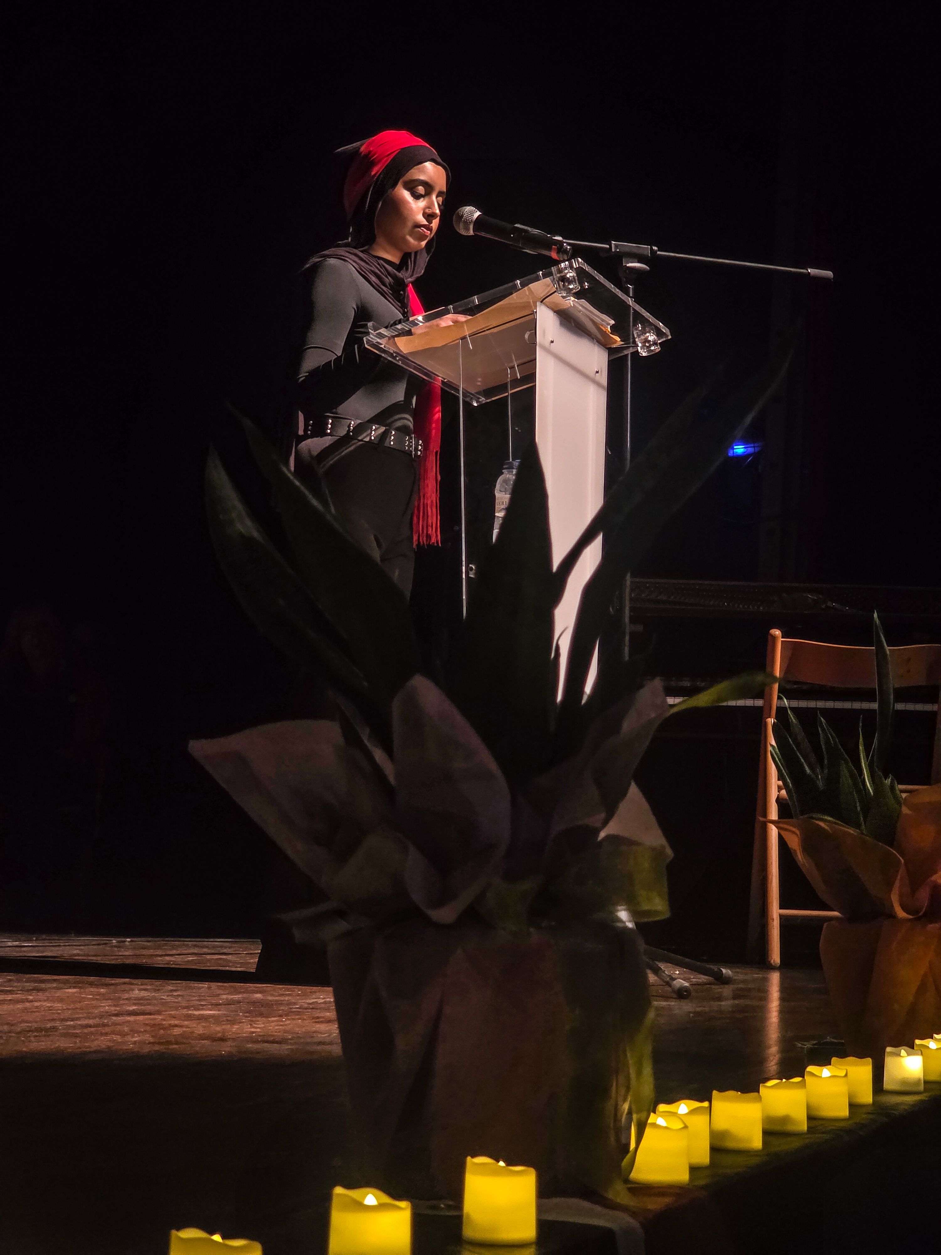 Reivindicació, música i poemes. FOTO: Marc Mata