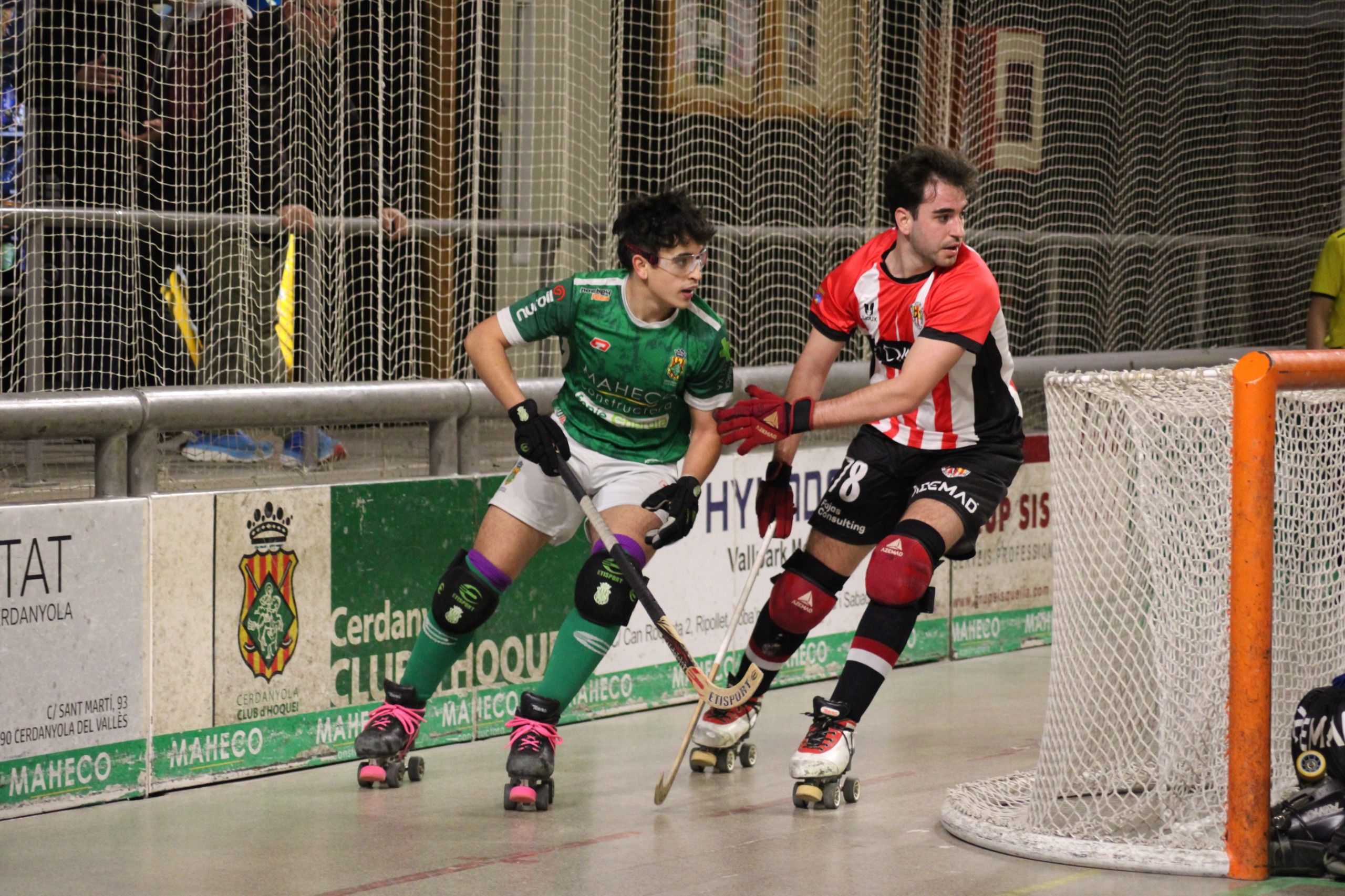 El Cerdanyola masculí no pot davant el Maçanet. Foto: Mariona Cañabete (Arxiu)