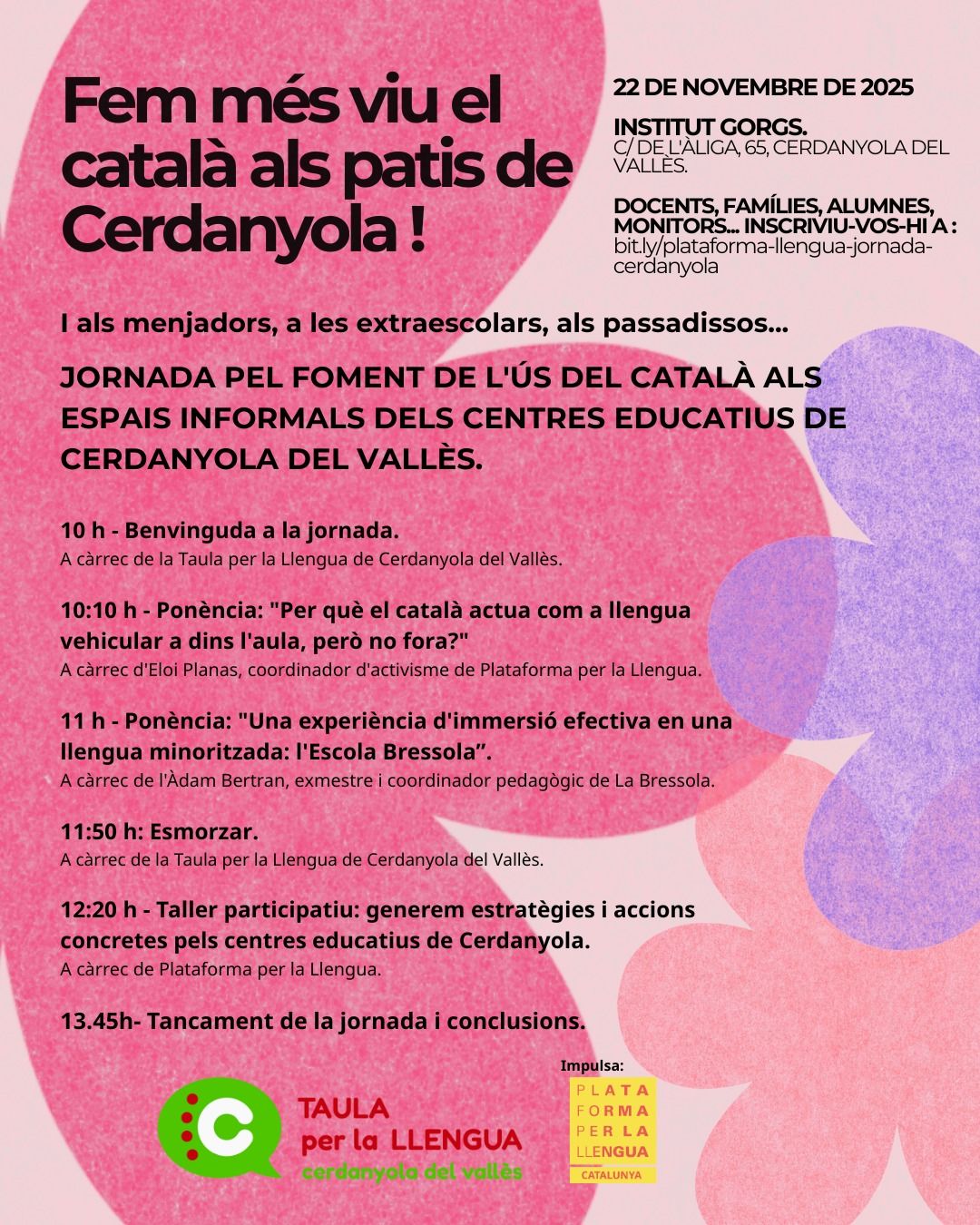 Cartell de la Jornada de la Taula per la Llengua