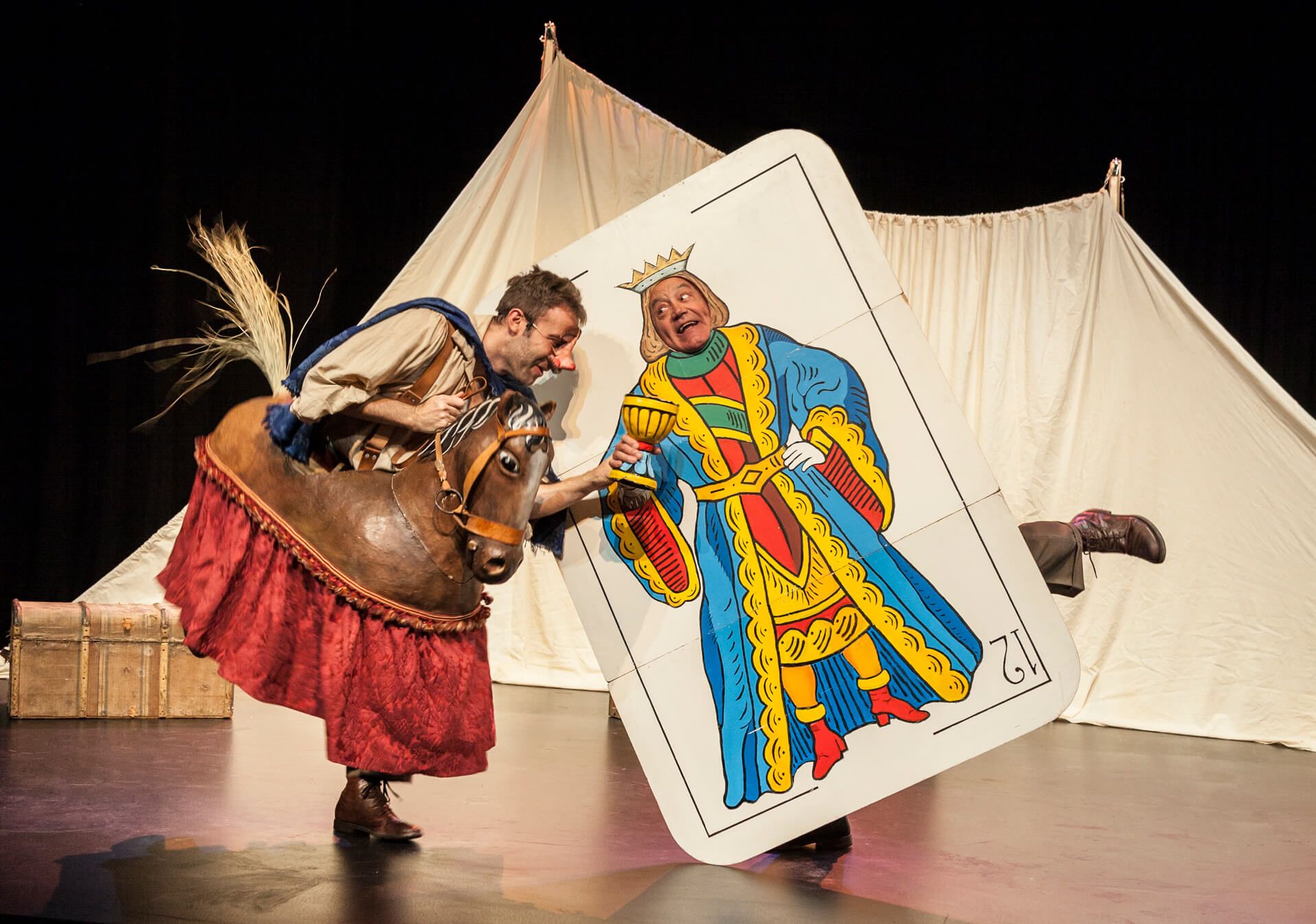 Rucs, millor espectacle de la Fundació Xarxa, es representa aquest diumenge 23 a l'Ateneu (12 h). FOTO: Cia Pere Llimonera.