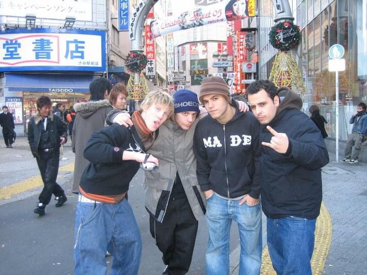 Els cerdanyolencs No Way Out, durant la seva mítica gira al Japó, l'any 2005. FOTO: Cedida