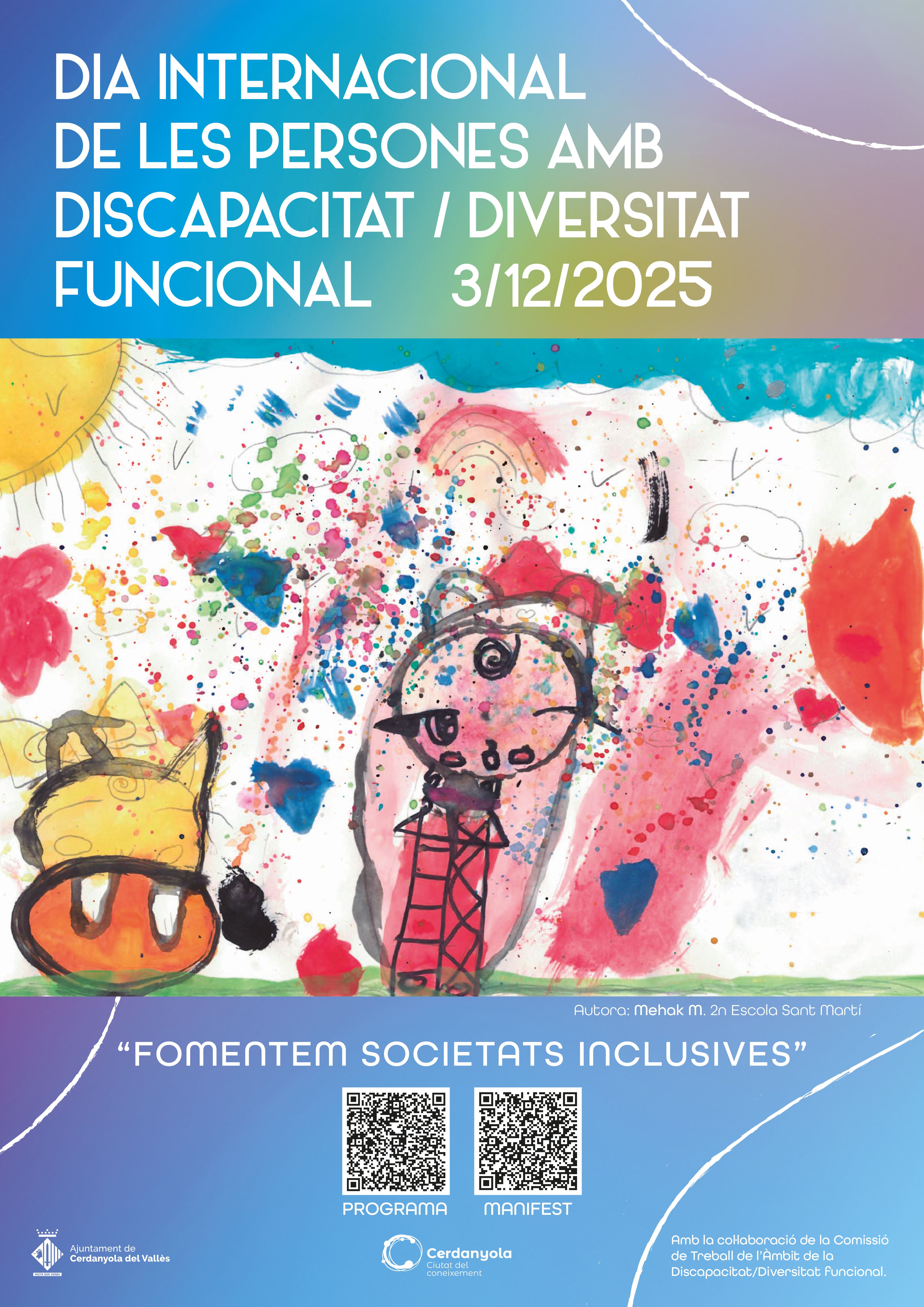 Imatge de la diada de les persones amb disCapacitat i diversitat funcional