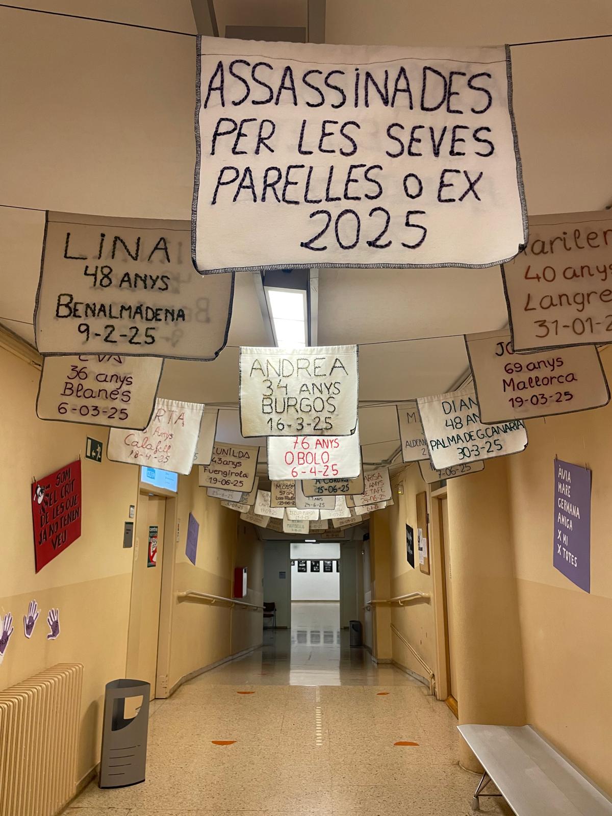 Exposició a l'Ateneu de Cerdanyola del col·lectiu Diguem Prou. FOTO: Cedida