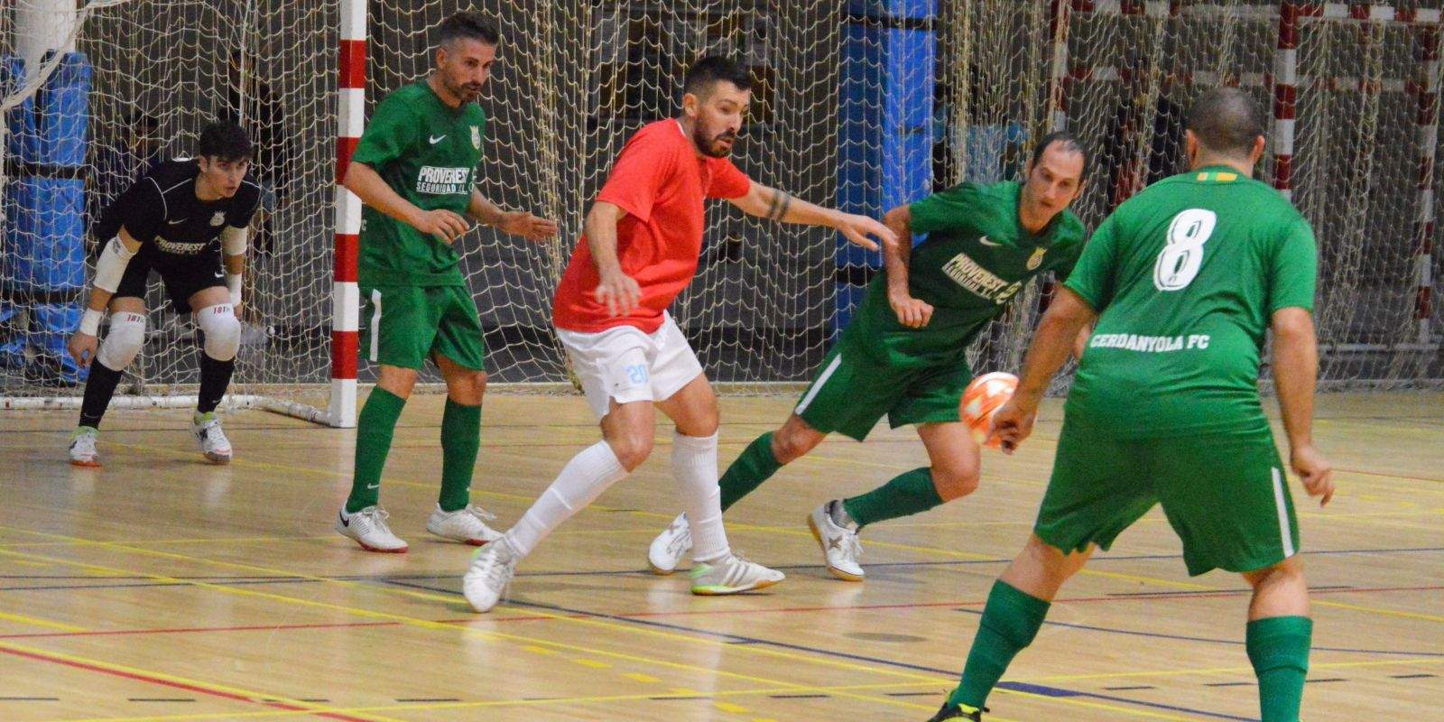 Un partit del Cerdanyola FS contra el Ripollet. Foto: Arxiu