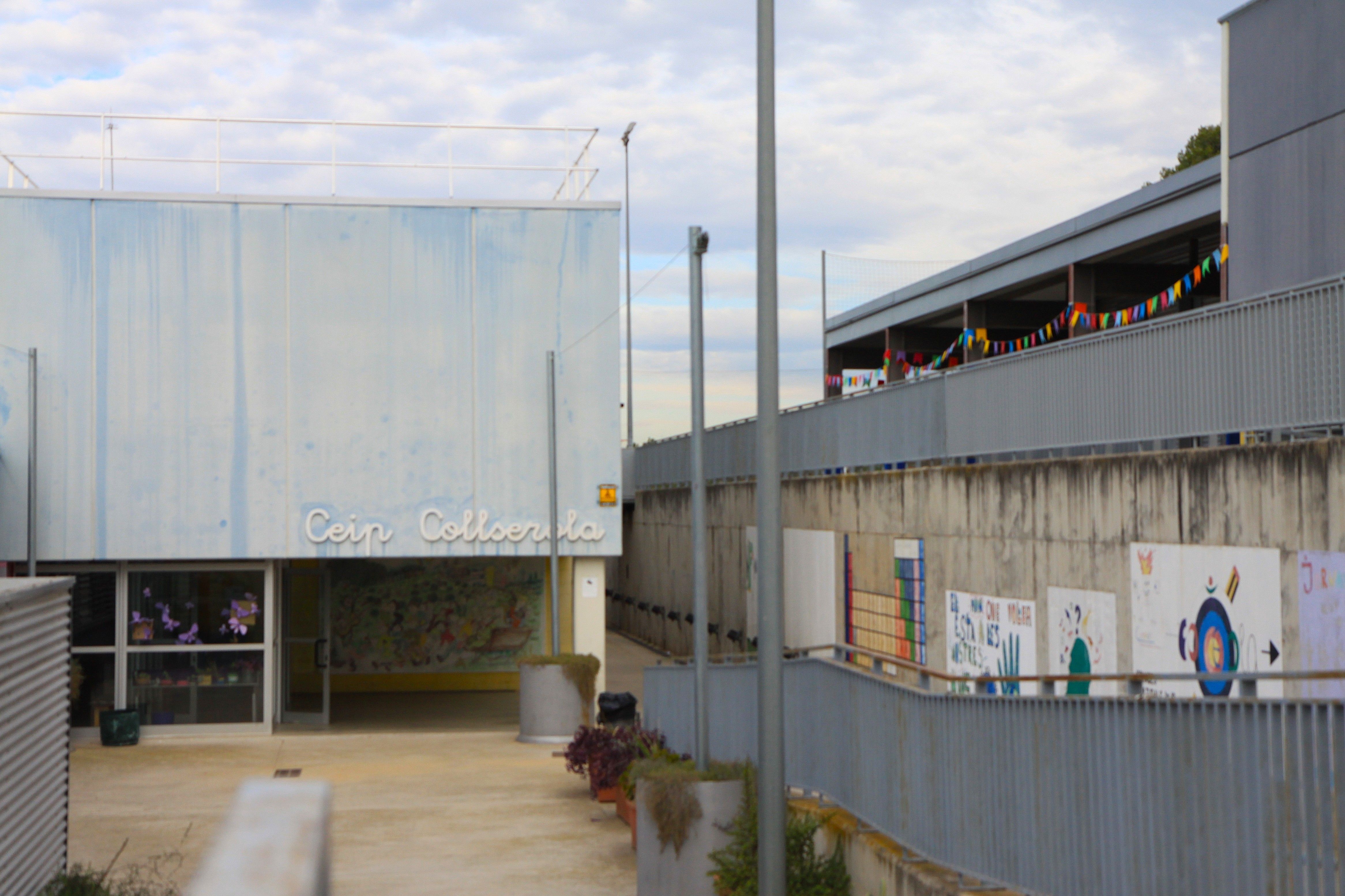El pati de l'escola acollirà la gran festa. Foto: Laia Jubany