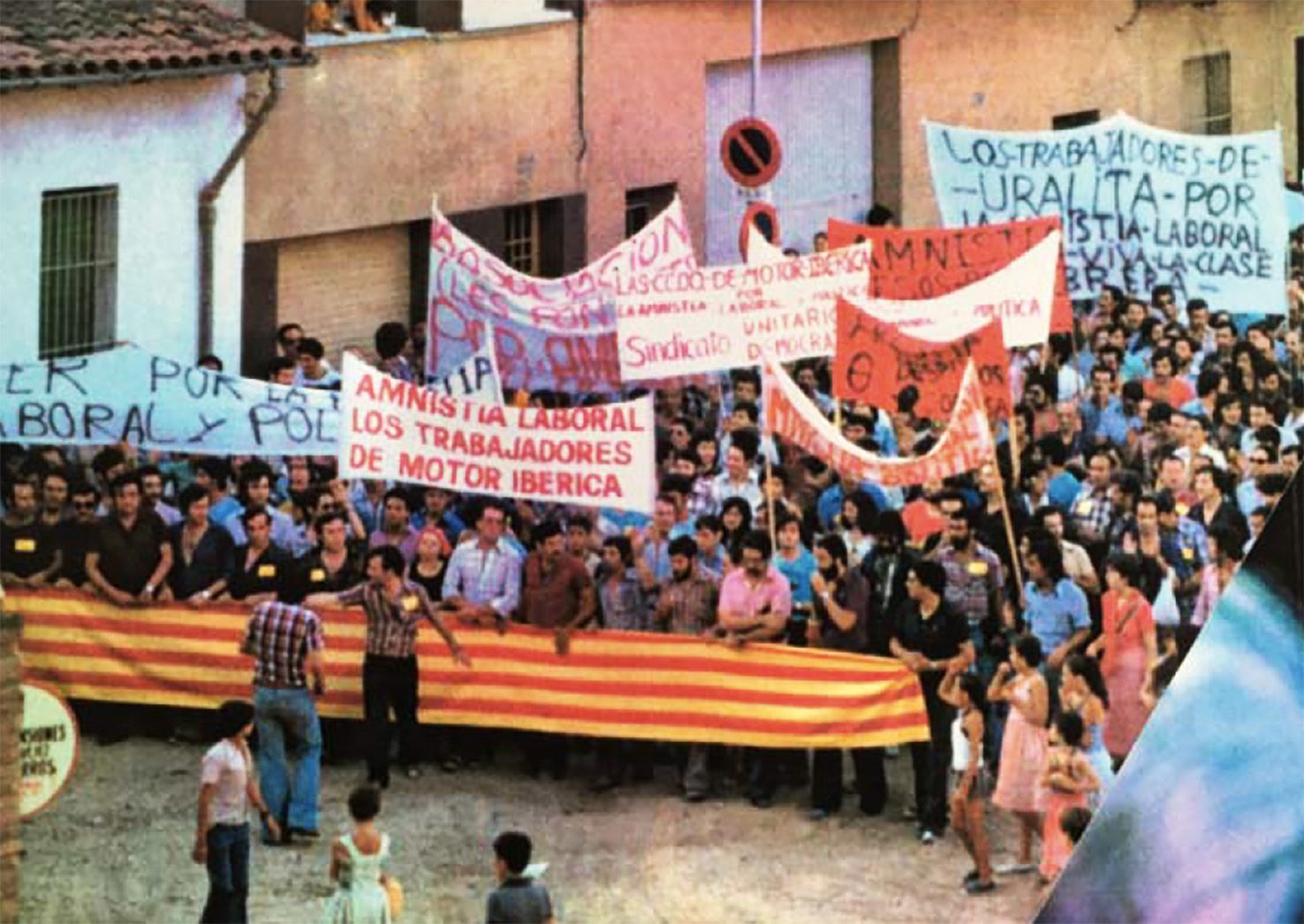 Manifestació demanant l'amnistia laboral. FOTO: Arxiu Xane