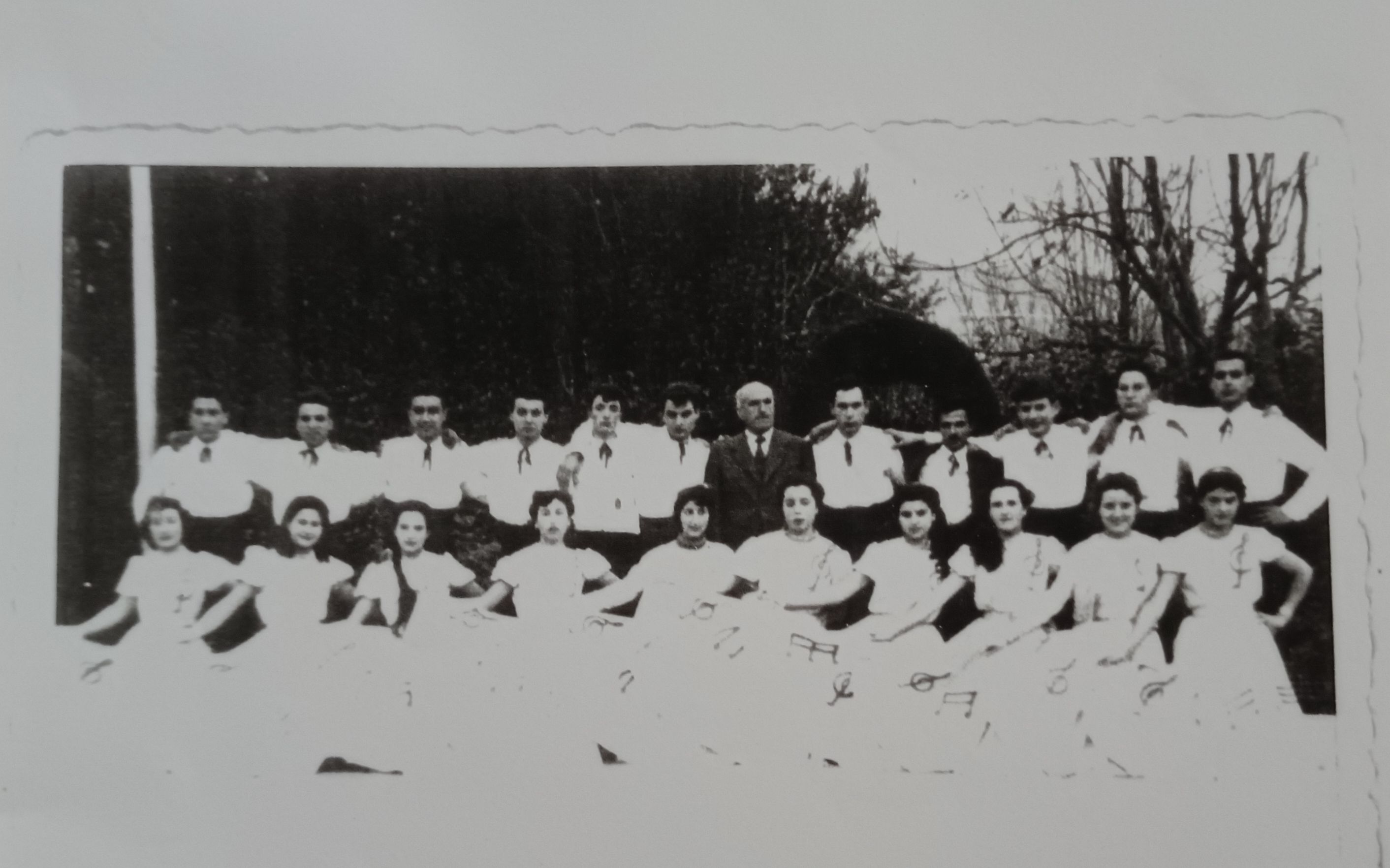 Colla de Gitanes de Cerdanyola del 1955, l’any que la Polca es va ballar per primera vegada a la ciutat.