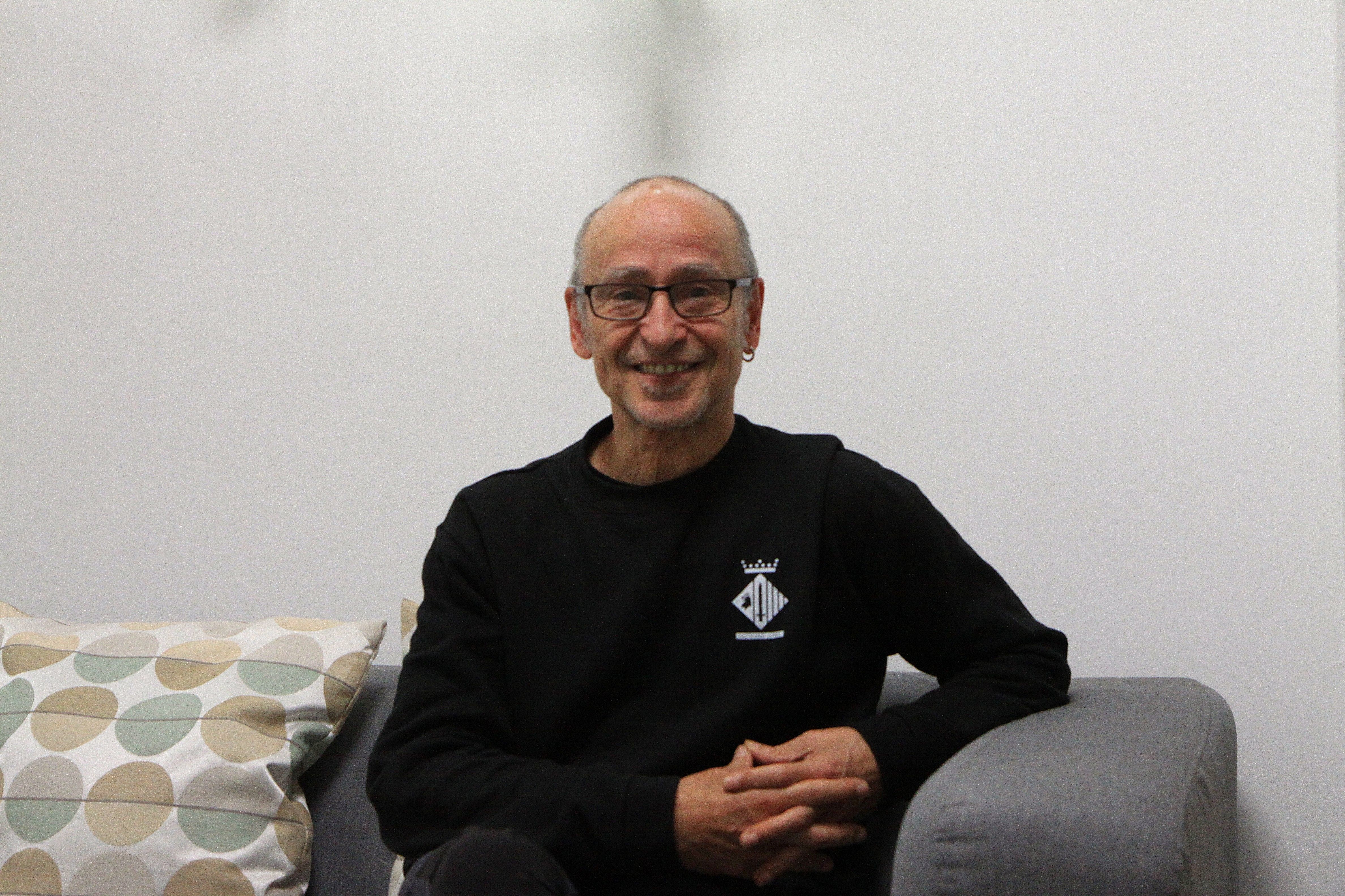 Javier Soler és professor a l'Aula de Teatre amb el seu germà Carlos Soler. Foto: Laia Jubany