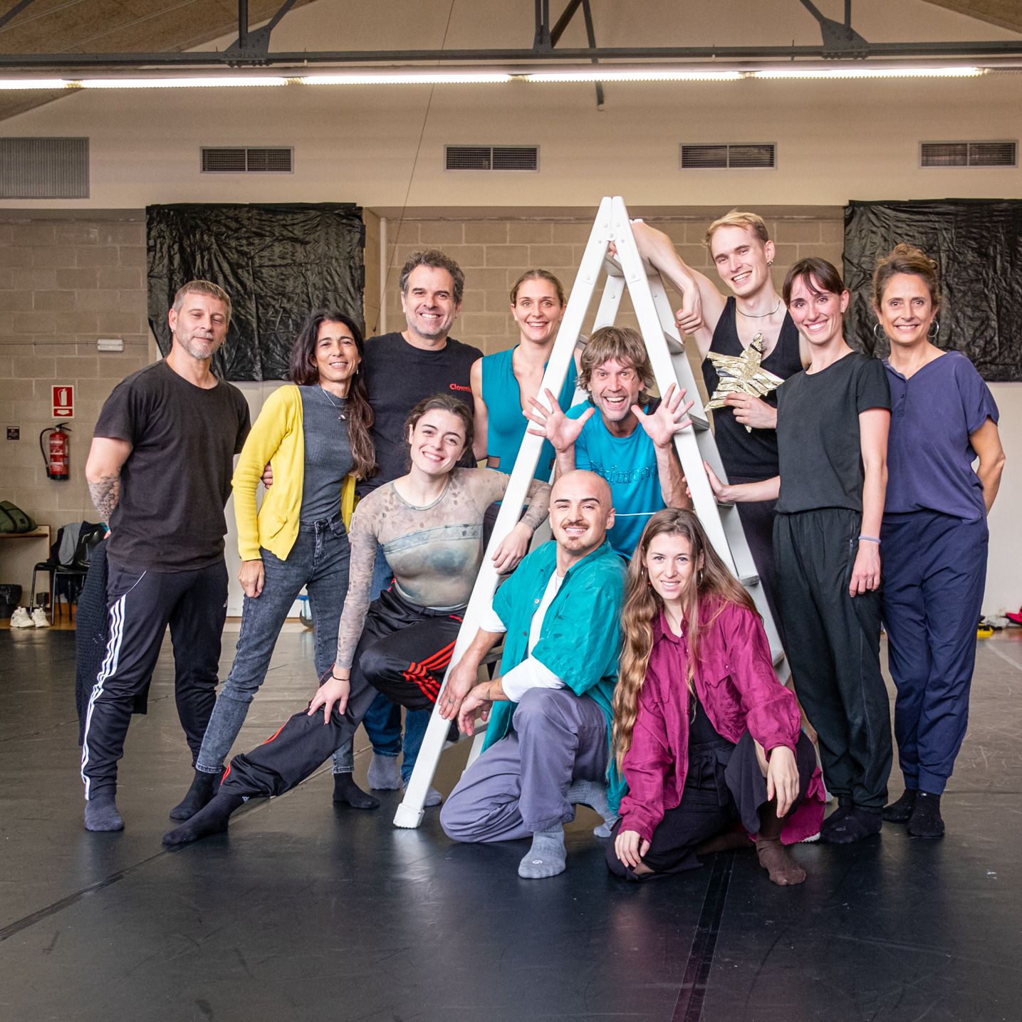 La companyia BBC culminarà el procés de creació artística de Nit de Llum en una residència al Teatre de l'Ateneu. FOTO: Manel Cusidó 