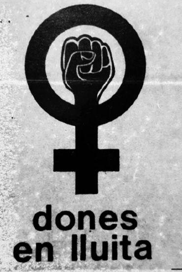 Cartells del feminisme local recollits al llibre sobre l'arxiu Xane.