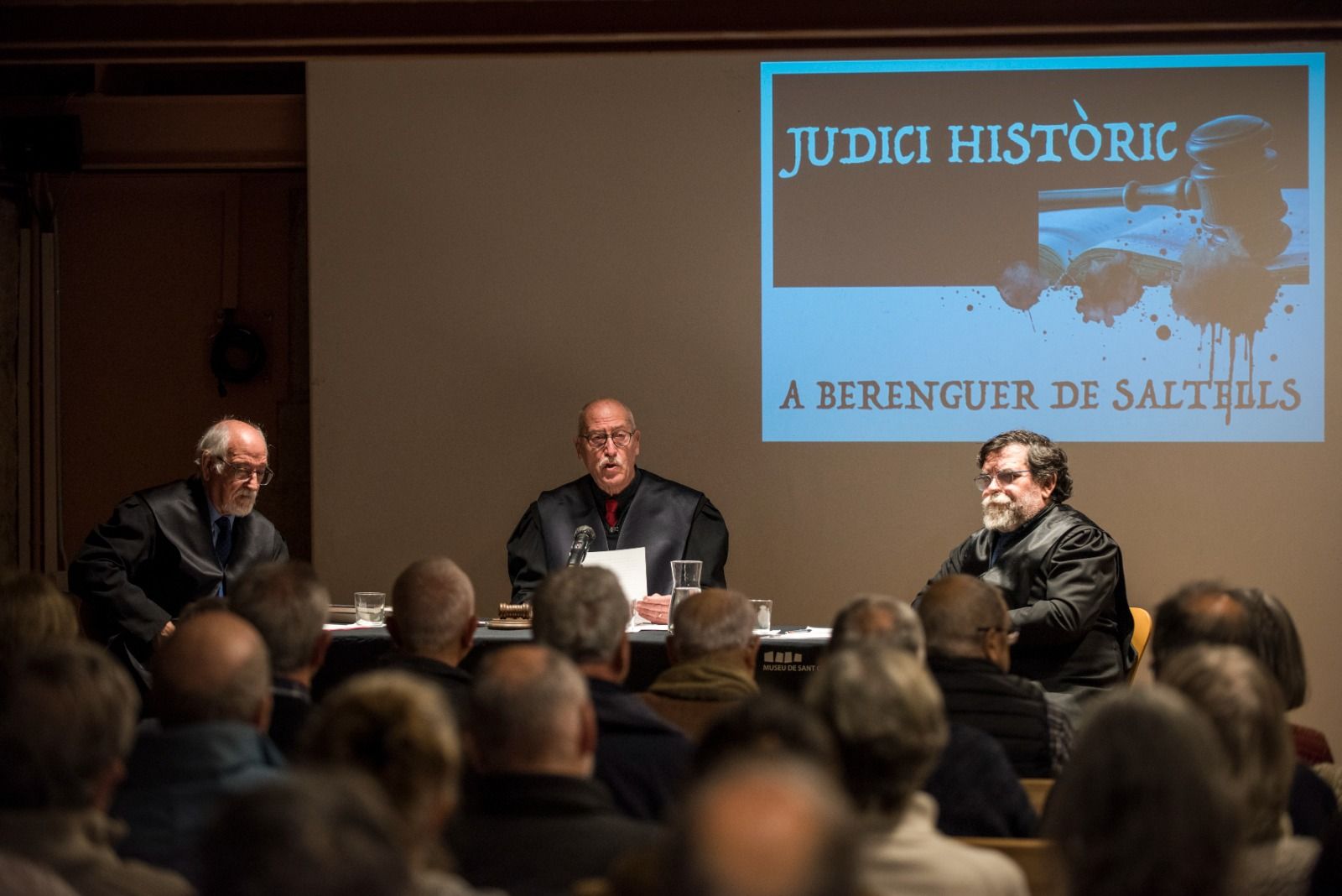 Jordi Garsaball va fer el 2024 d'advocat defensor, un paper que assumirà Ramon Sauló en la reconstrucció a Cerdanyola, dedicada a la memòria de Garsaball. FOTO: Bernat Millet. 