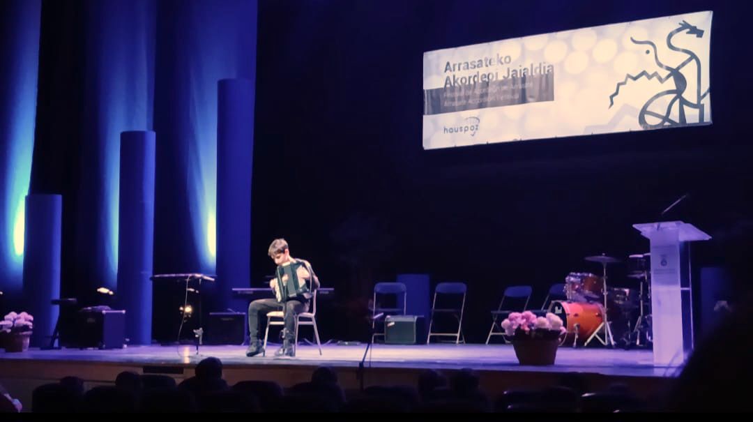 Diego Tonti actuant en el certamen. Foto: Ajuntament