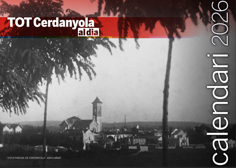 Portada del calendari fotogràfic del TOT Cerdanyola al dia 2026