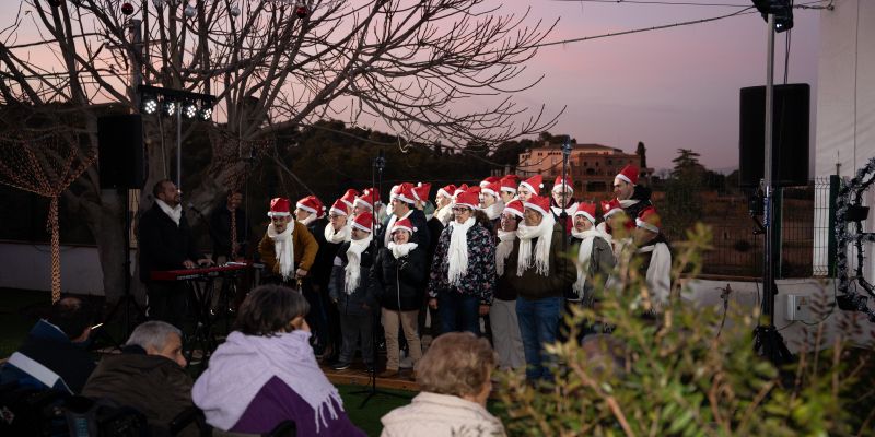  Encesa de llums de Nadal a Catalònia Fundació Creactiva 2025. Carme de Olazábal