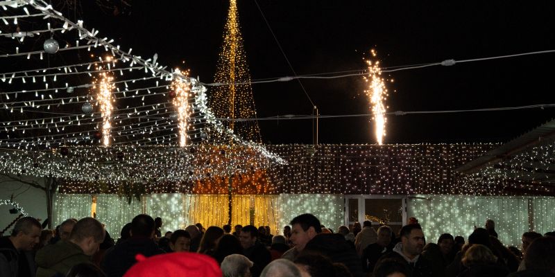  Encesa de llums de Nadal a Catalònia Fundació Creactiva 2025. Carme de Olazábal