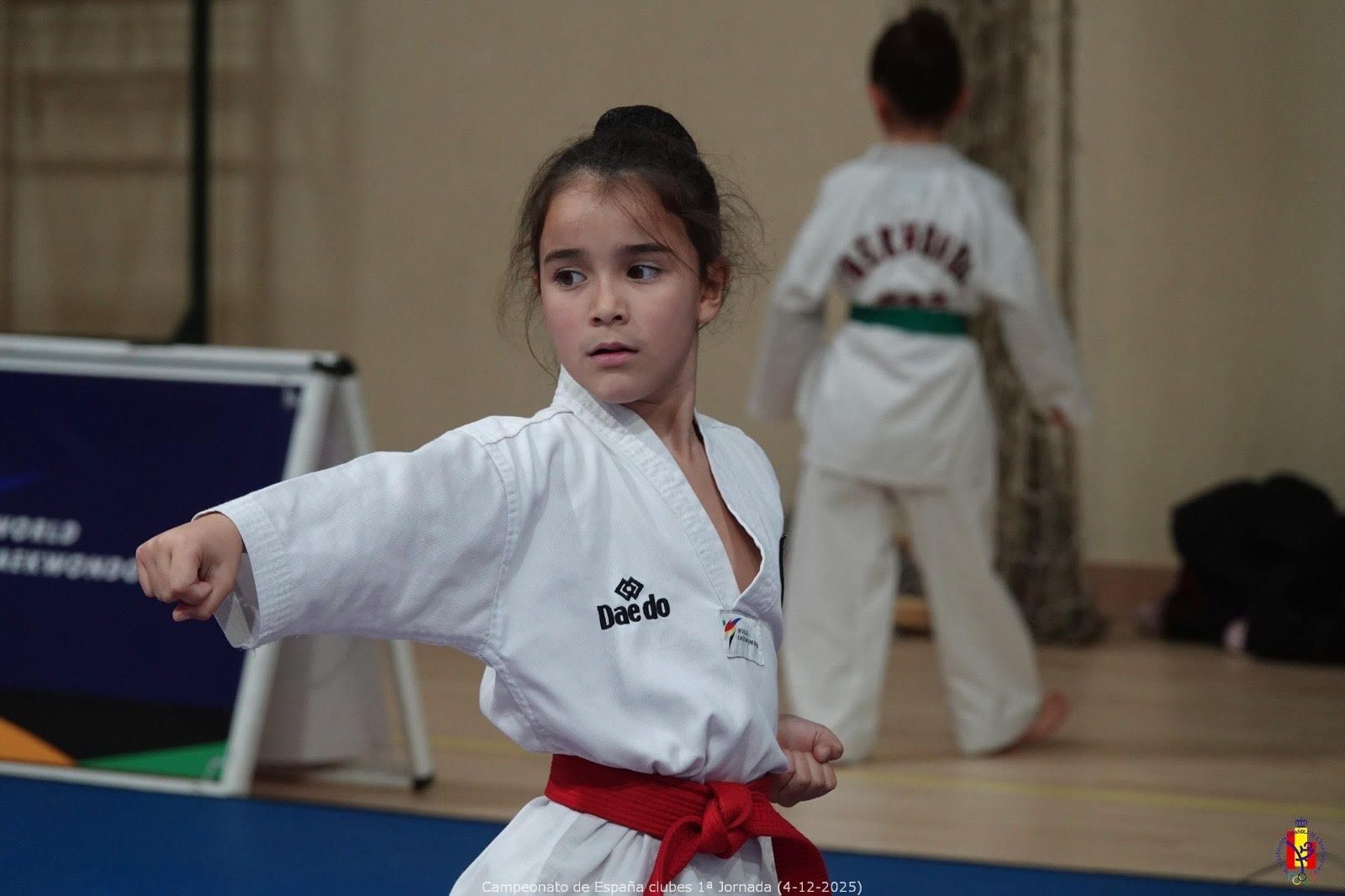 Exhibició d'una judoka del club Lee Young Cerdanyola al Campionat d'Espanya per clubs. FOTO: Cedida Lee young Cerdanyola