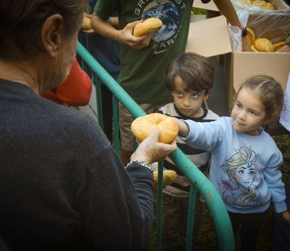 Tercer premi, fotografia “Generositat”. Foto: Diego González 