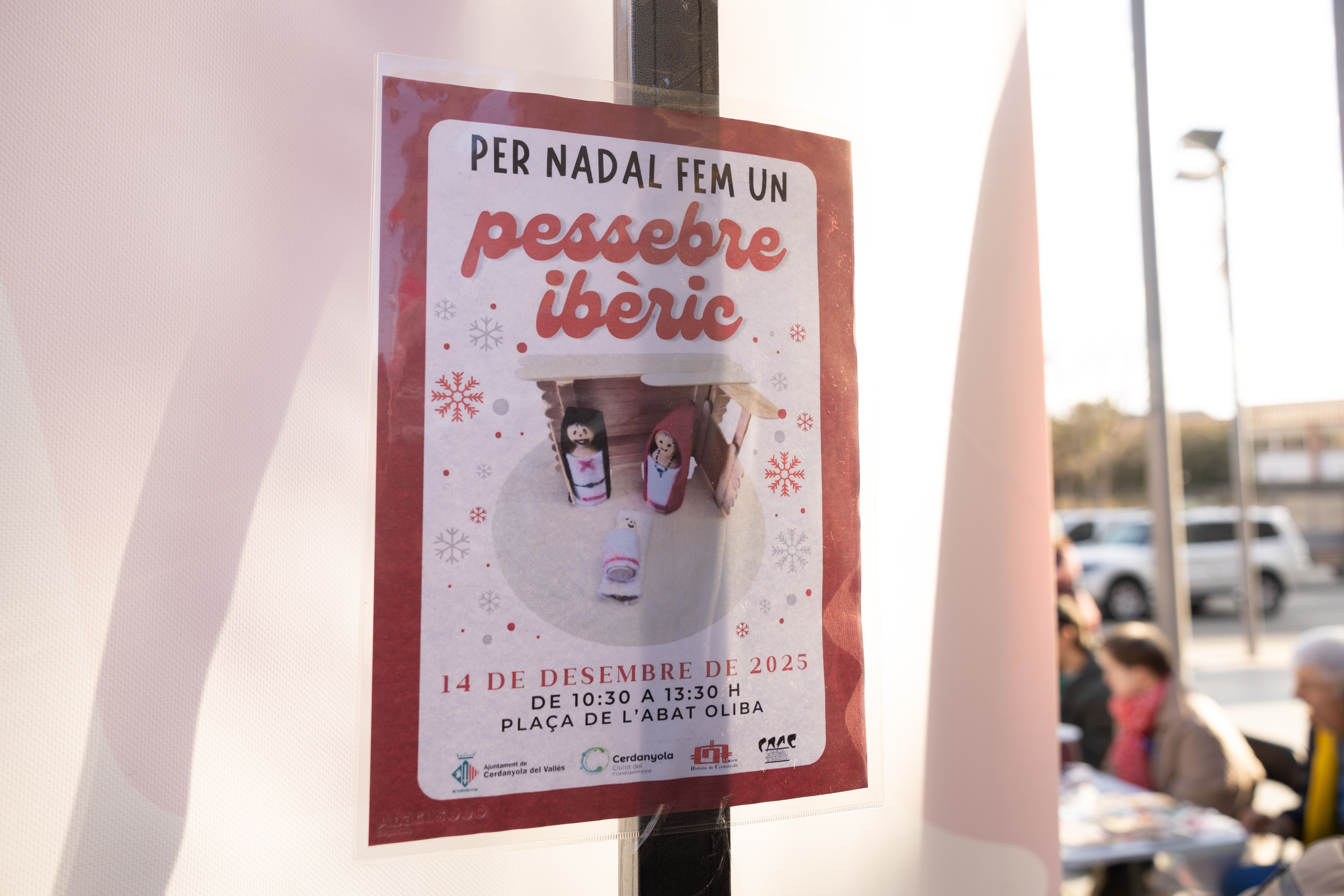 Taller per fer un pessebre ibèric. FOTO: Arnau Padilla