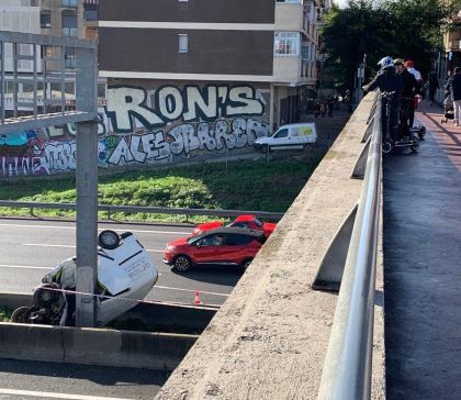 Vistes des del pont de vianants de la C-58. FOTO: Judit Josa