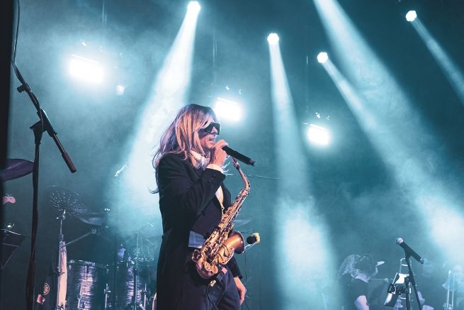 El saxofonista cerdanyolenc Llibert Fortuny en una imatge promocional.