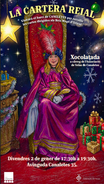 Cartell de la cartera Reial a Canaletes, aquest divendres 2 de gener.