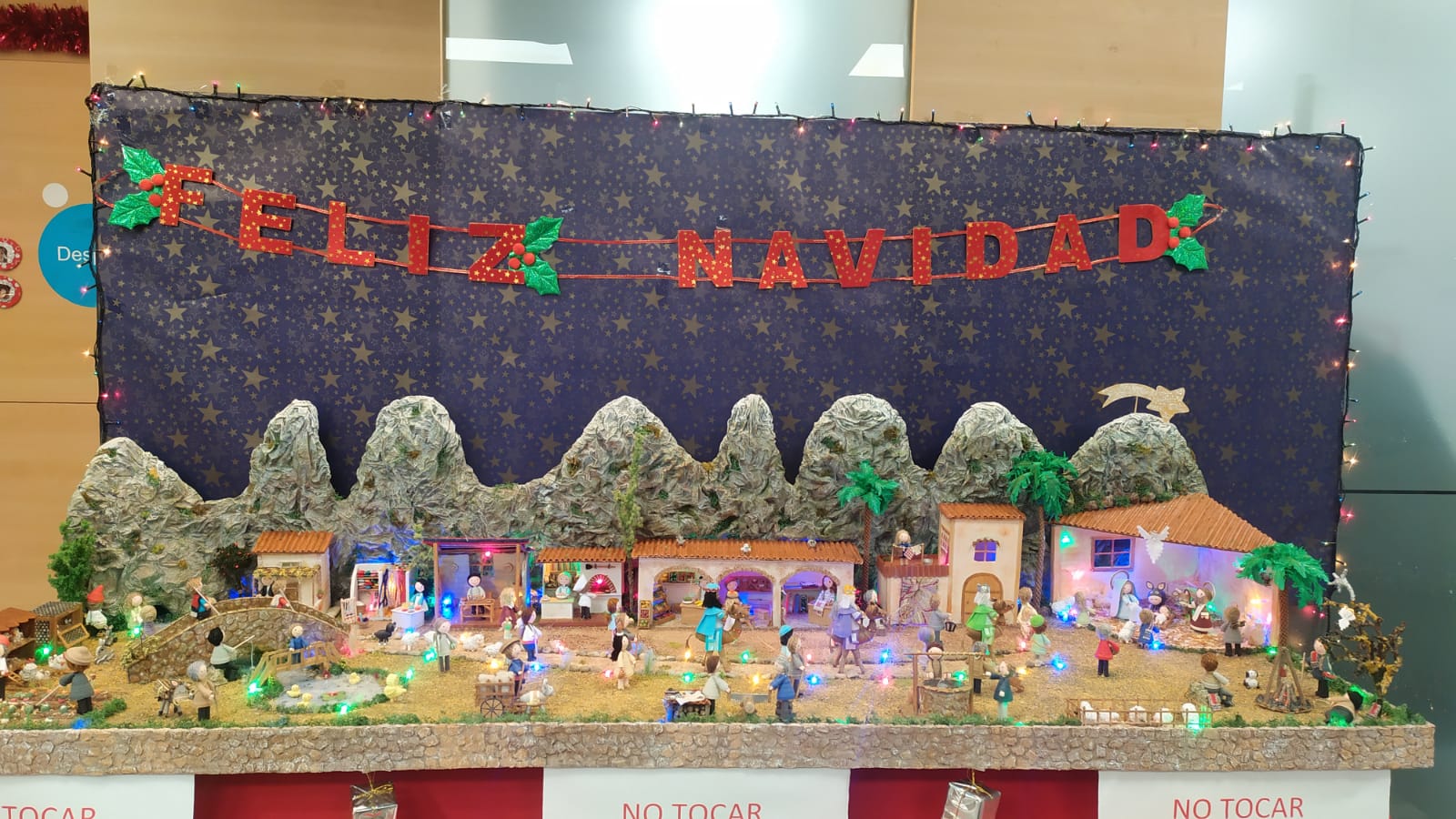 Pessebre de l'espai La caixa, enviat per la Coral 