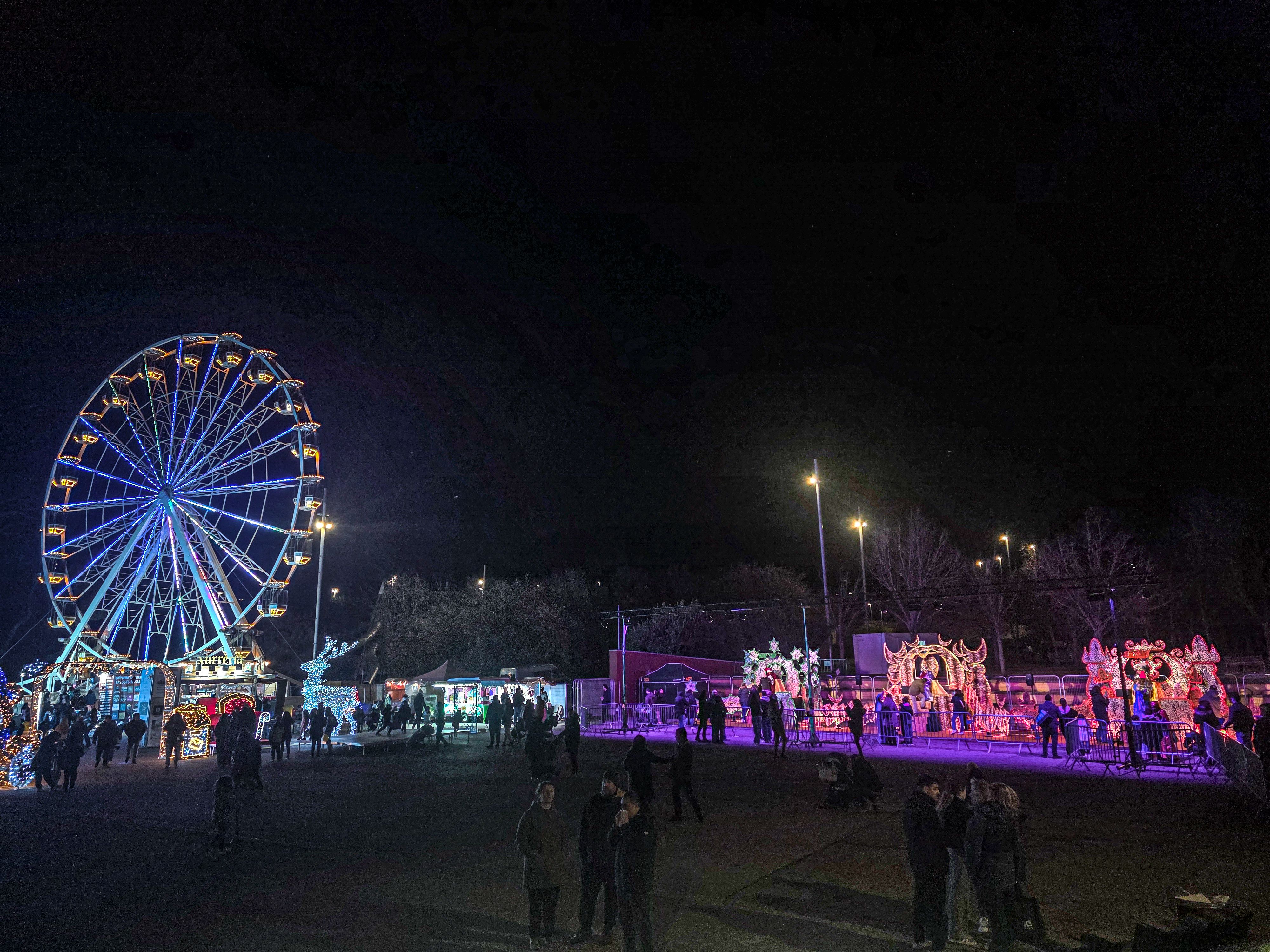 El parc de Nadal acull l'Ambaixada Reial. Foto: Marc Mata
