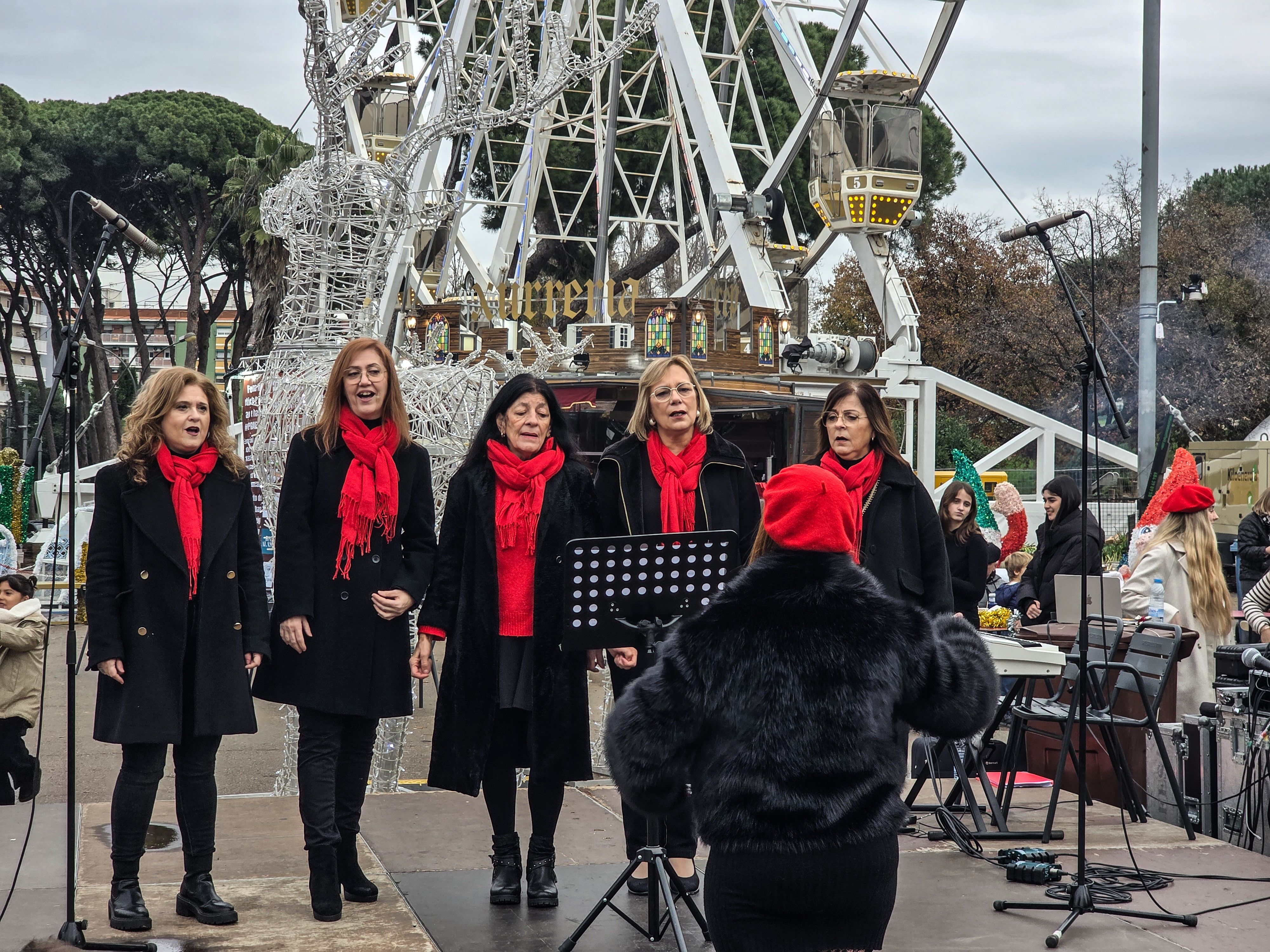 Concert nadalenc de Sinestesia al parc de Nadal. Foto: Marc Mata