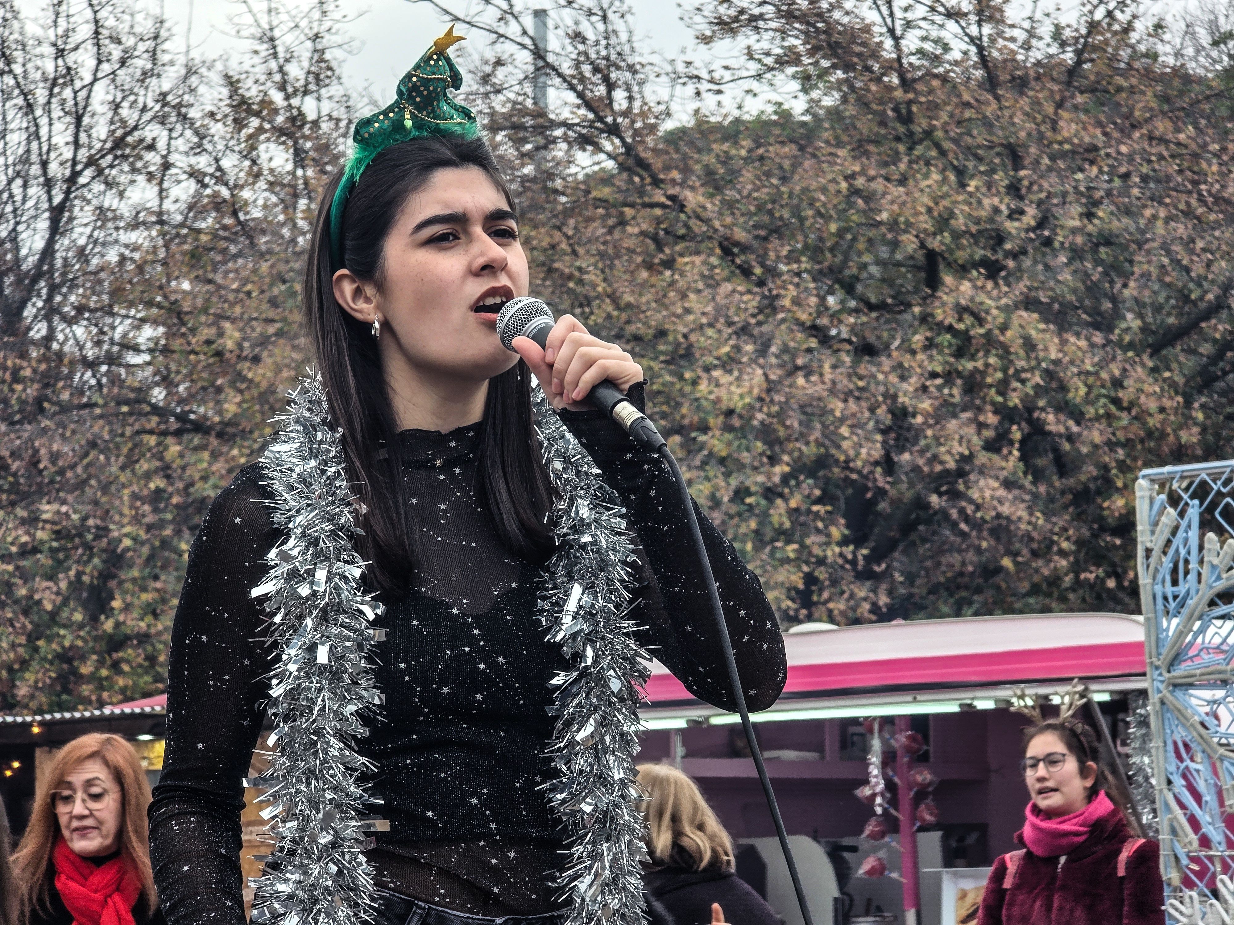 Concert nadalenc de Sinestesia al parc de Nadal. Foto: Marc Mata