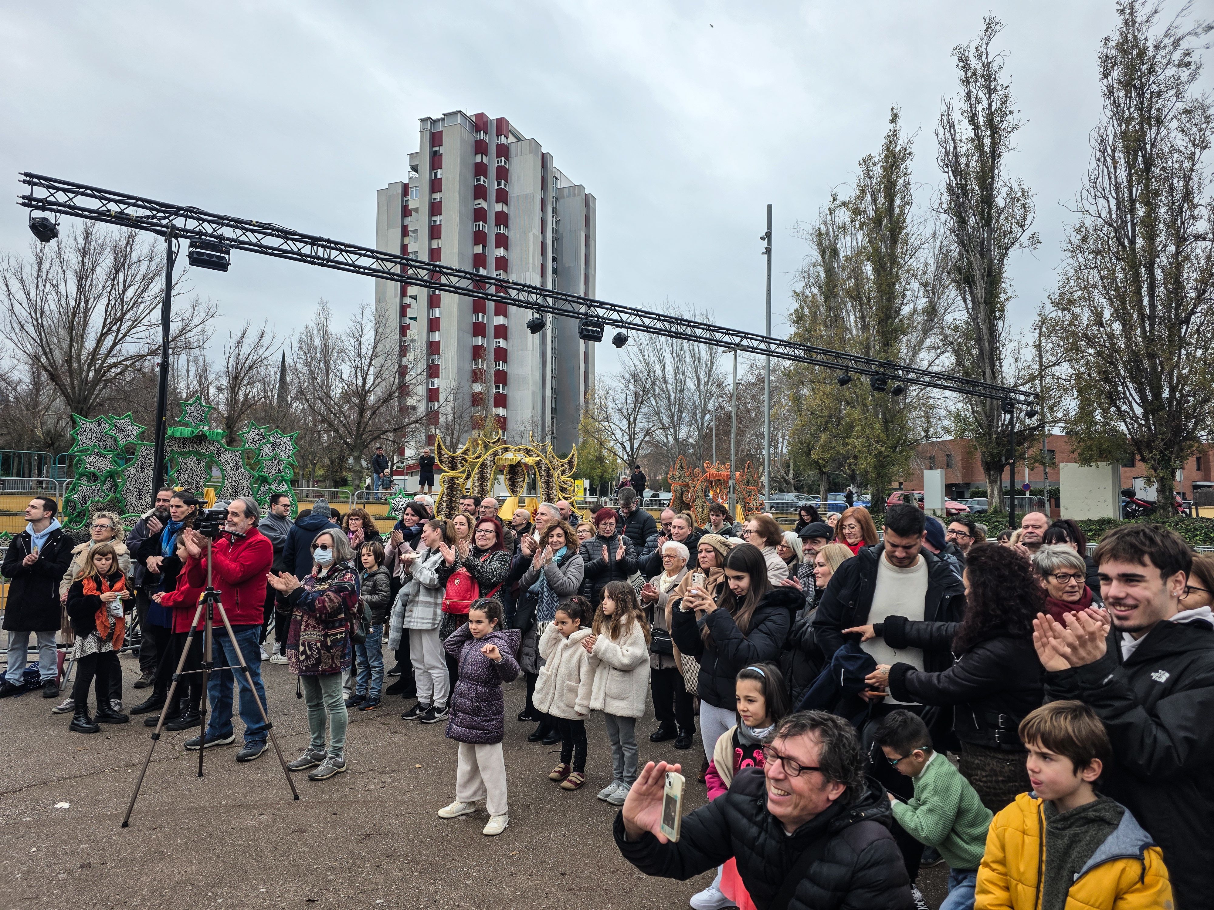 Concert nadalenc de Sinestesia al parc de Nadal. Foto: Marc Mata
