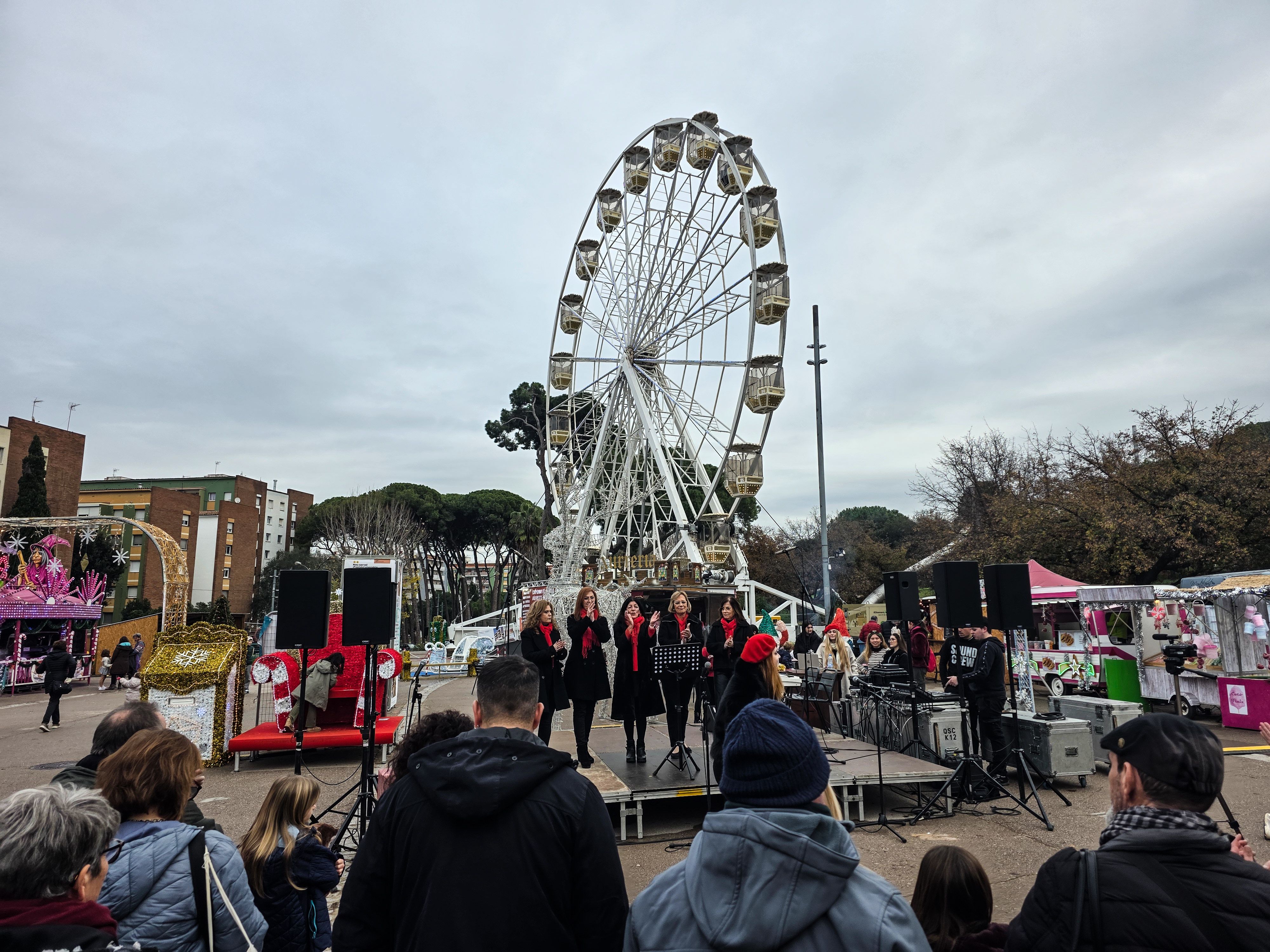 Concert nadalenc de Sinestesia al parc de Nadal. Foto: Marc Mata