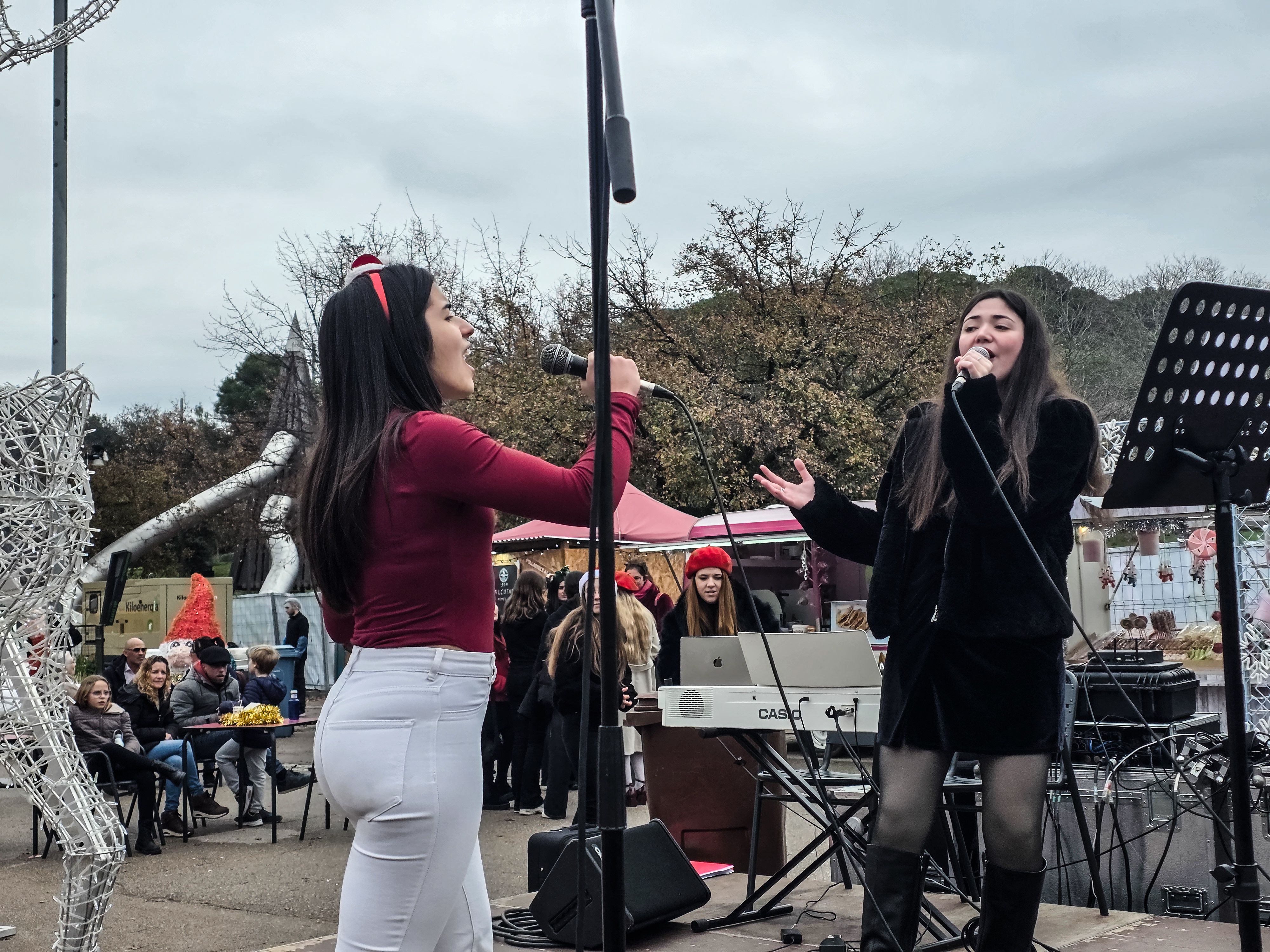 Concert nadalenc de Sinestesia al parc de Nadal. Foto: Marc Mata