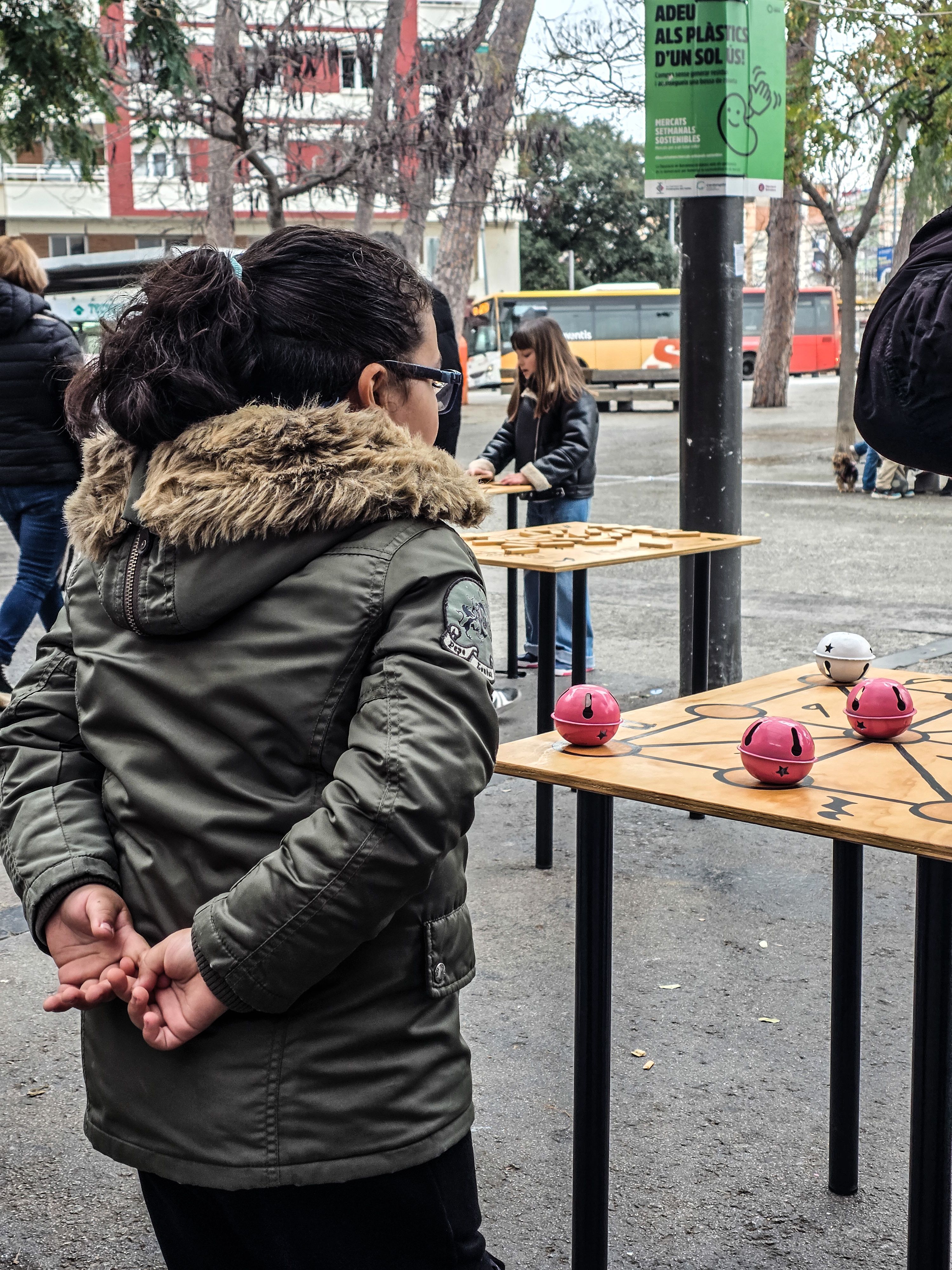 Sensibilització del reciclatge en el mercat municipal de Fontetes. Foto: Marc Mata