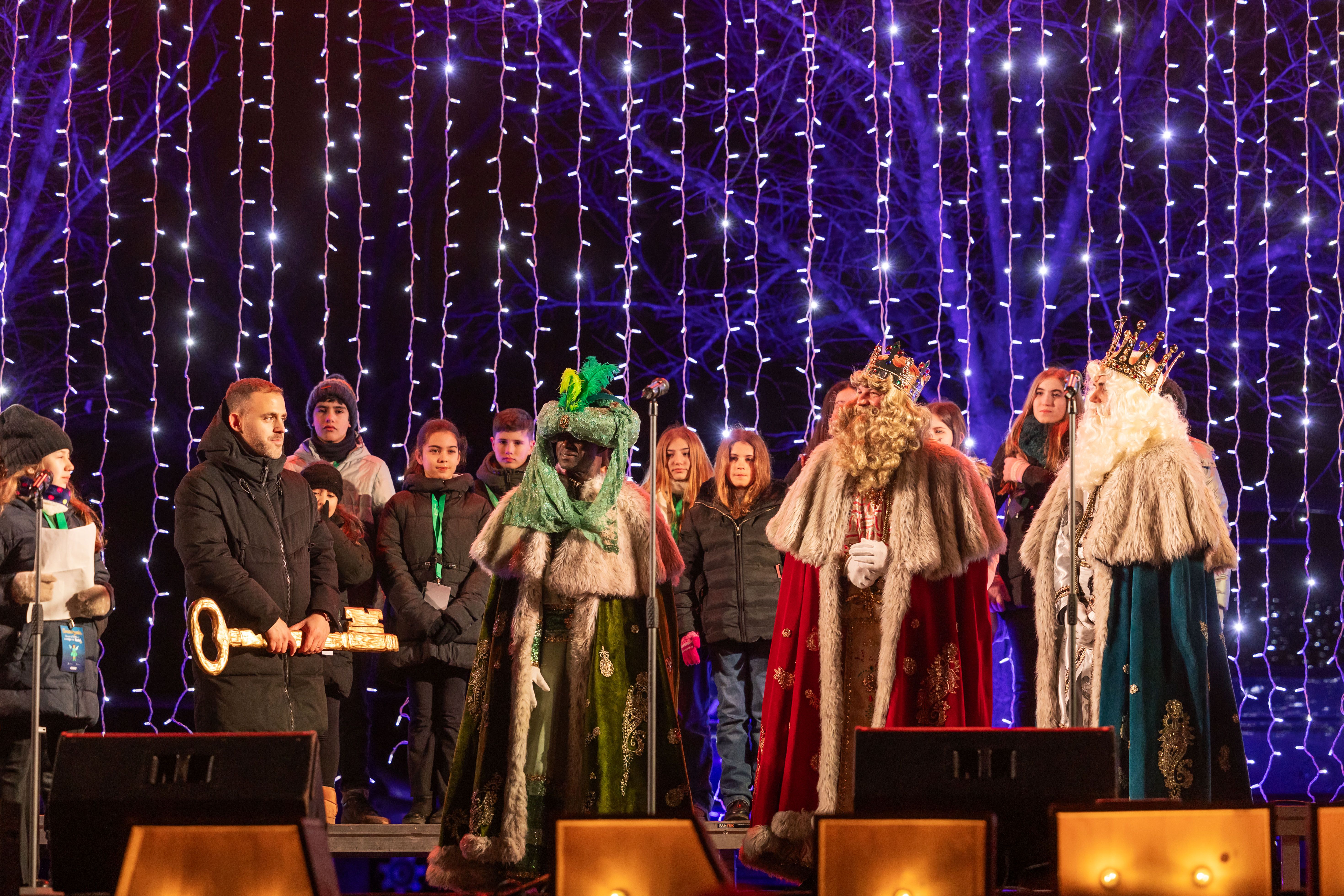 La clau màgica, que obre totes les portes la Nit de Reis, a punt de canviar de mans. FOTO: Arnau Padilla
